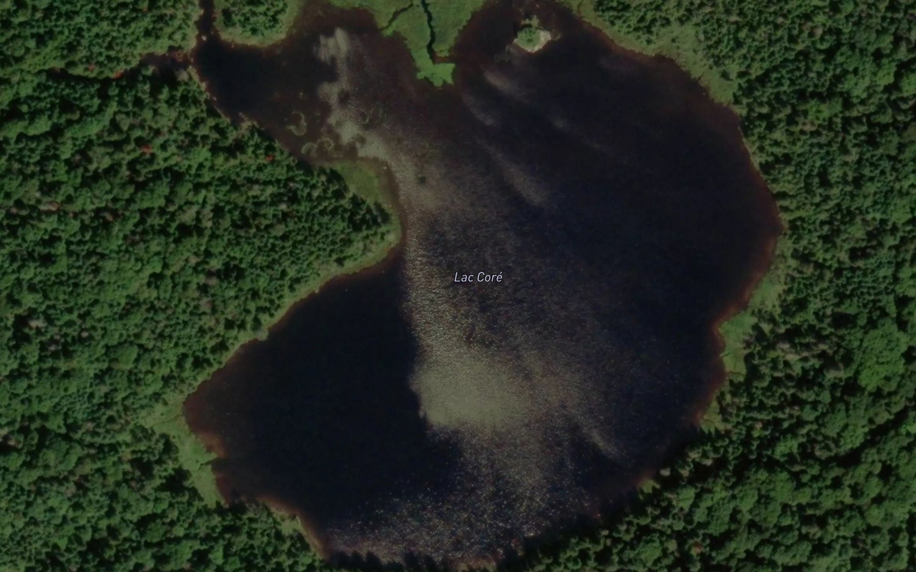 Satellite map of the Lac Core