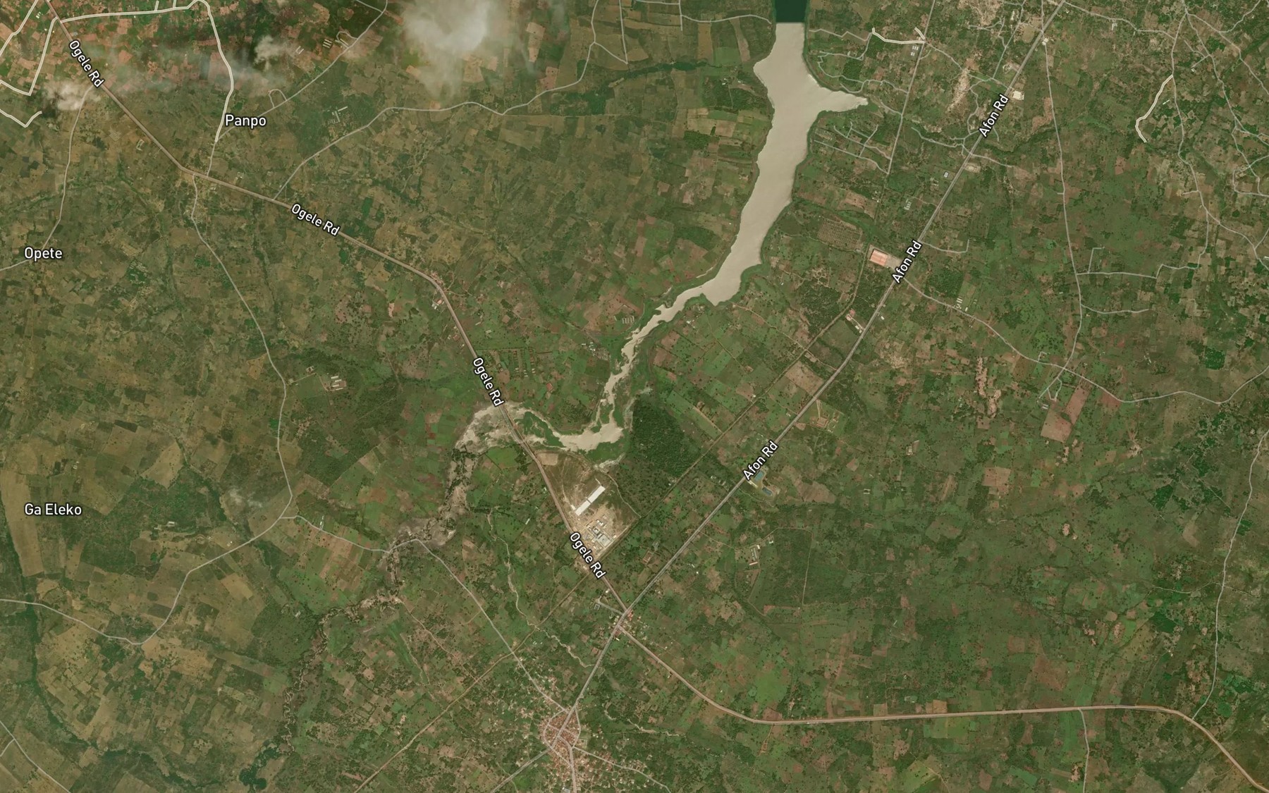 Satellite map of the RiverDagangan