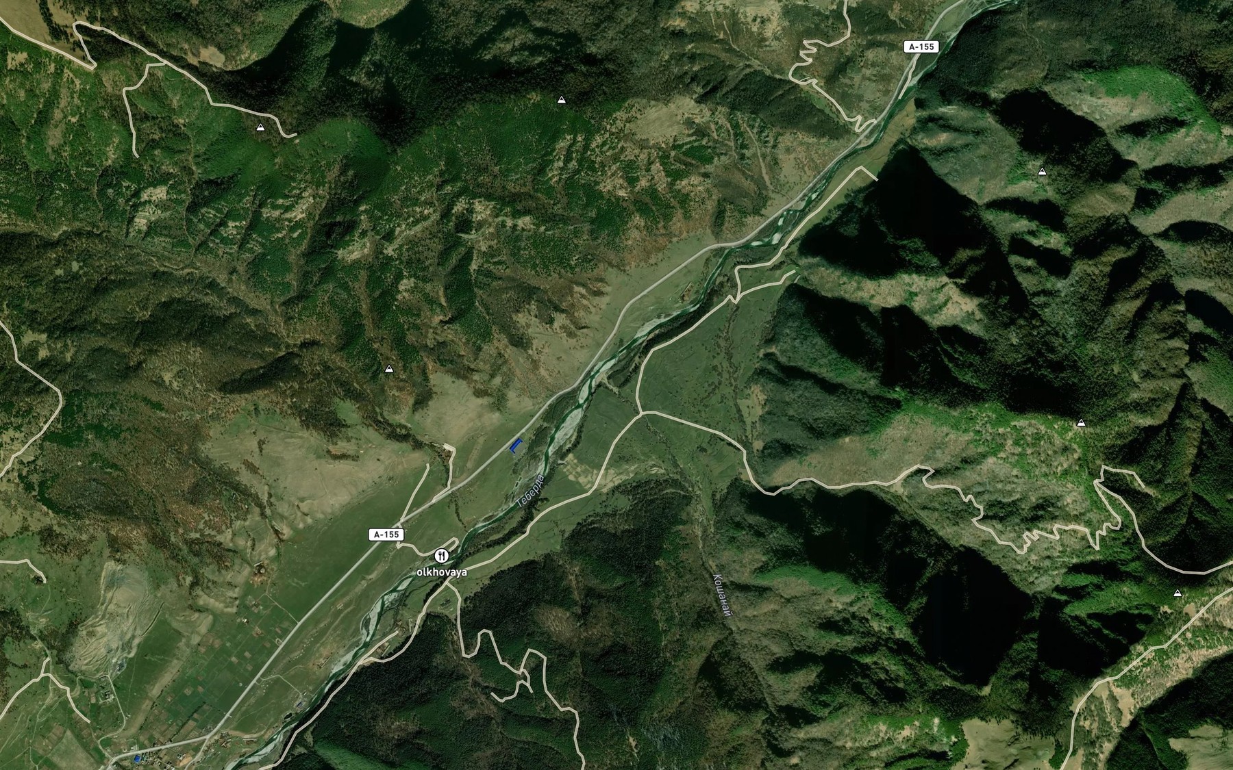 Satellite map of the Koshaniy