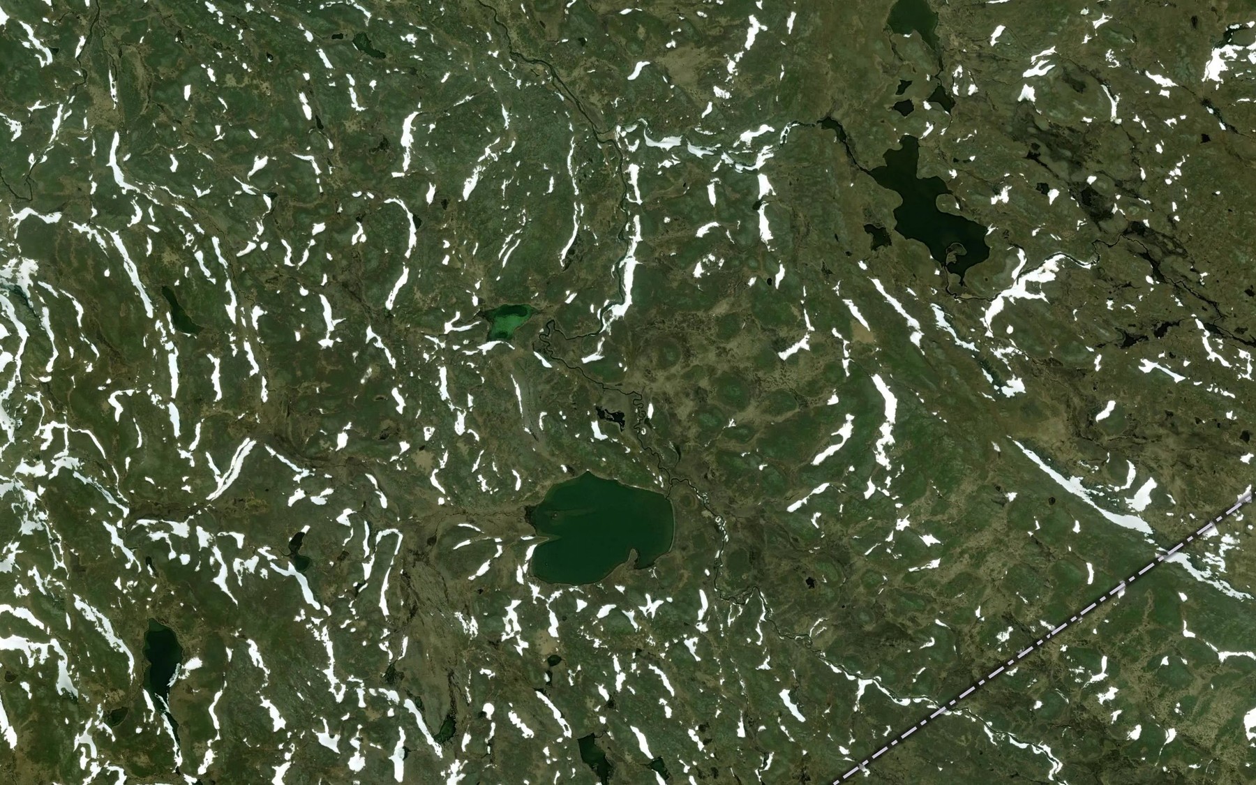 Satellite map of the Baevervatnet