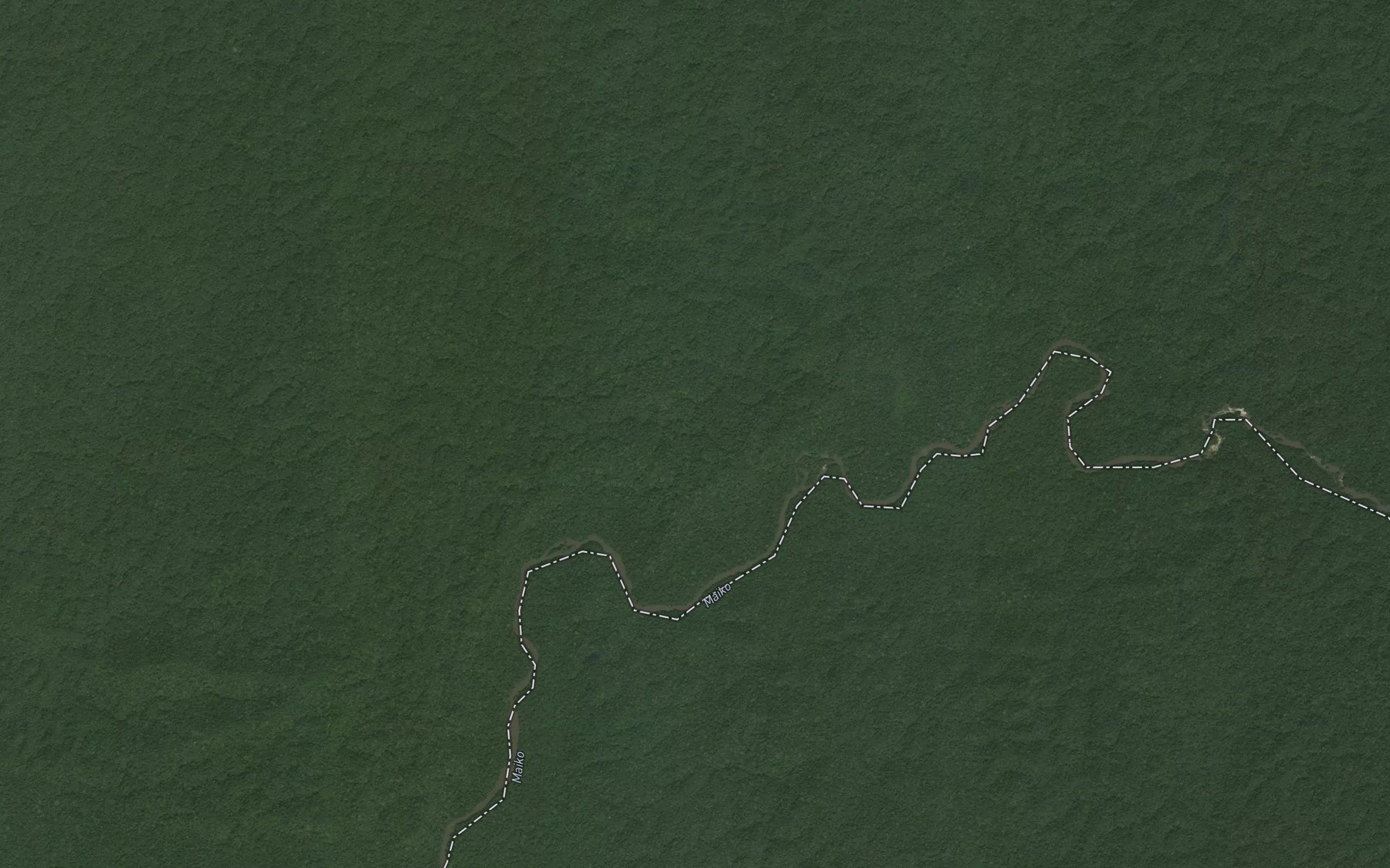 Satellite map of the Amefufuma