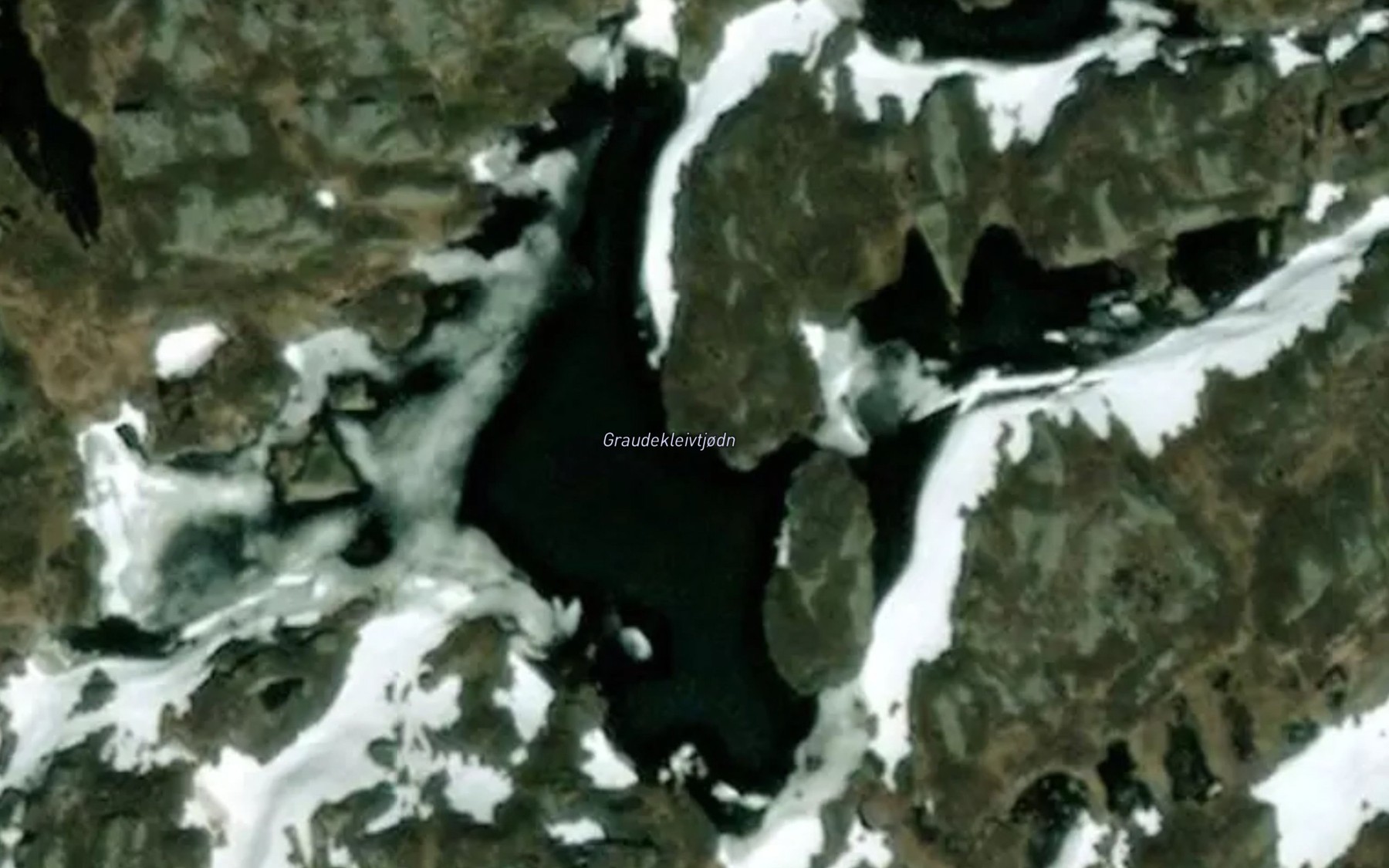 Satellite map of the Graudekleivtjodn