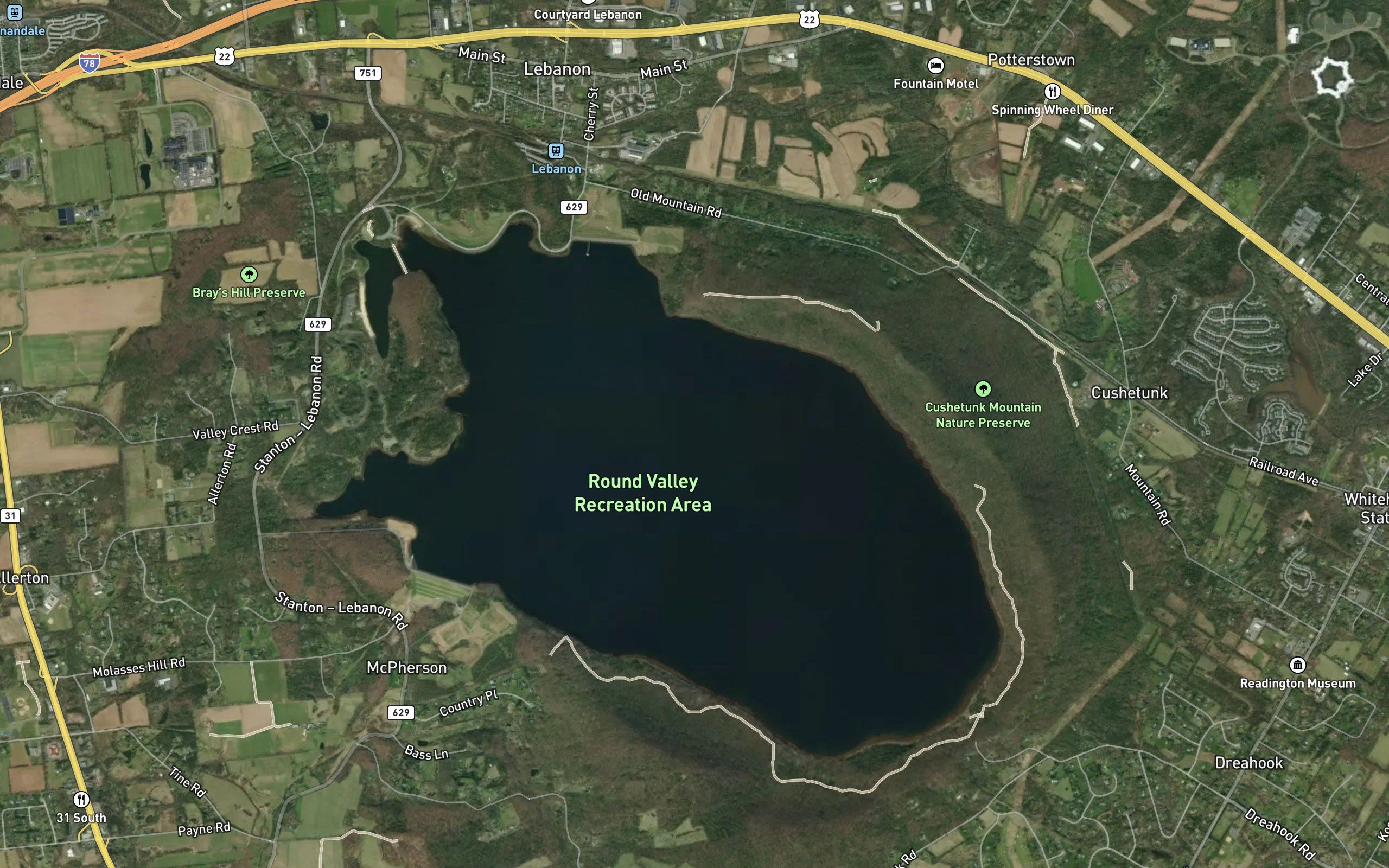 Round Valley Reservoir