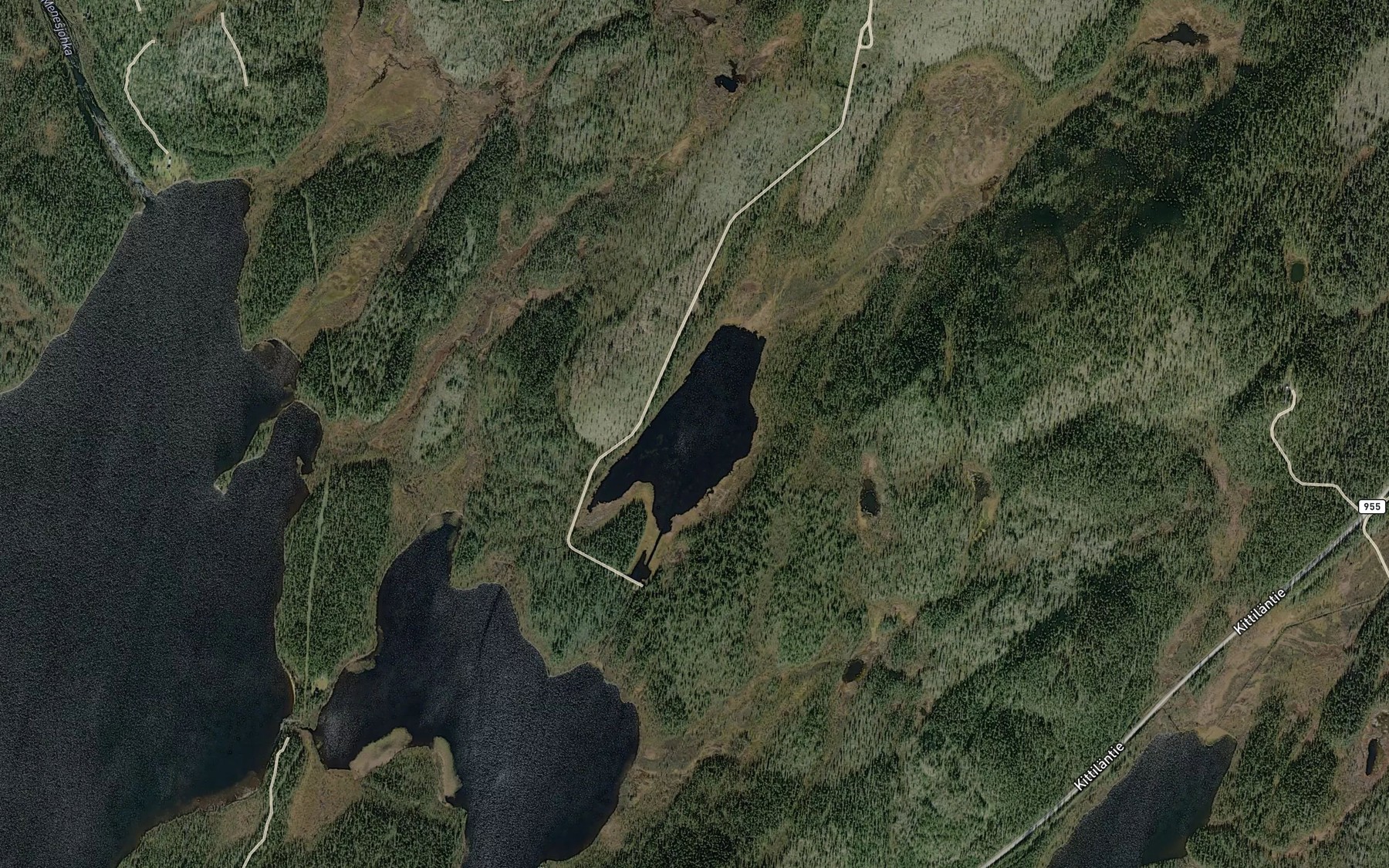 Satellite map of the Jaakopinjarvi