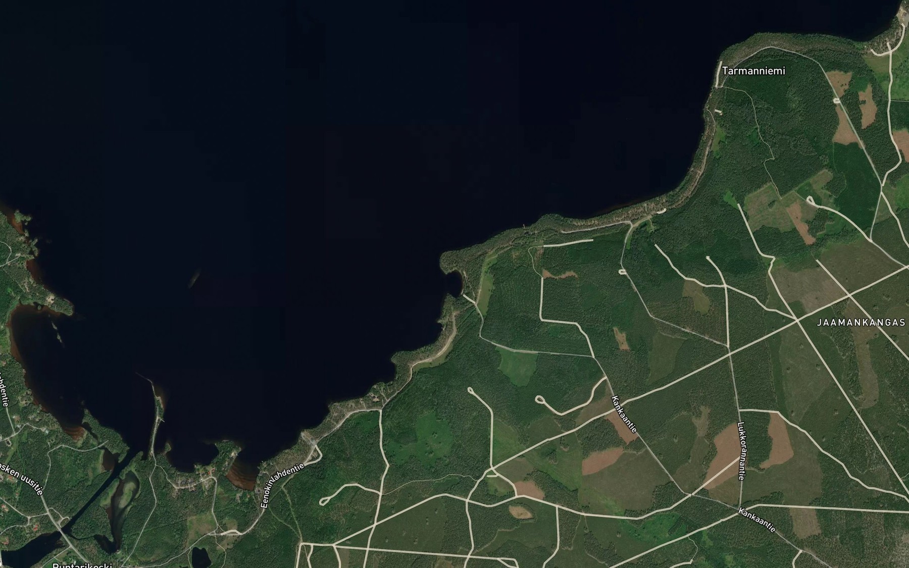 Satellite map of the Kaunislahti