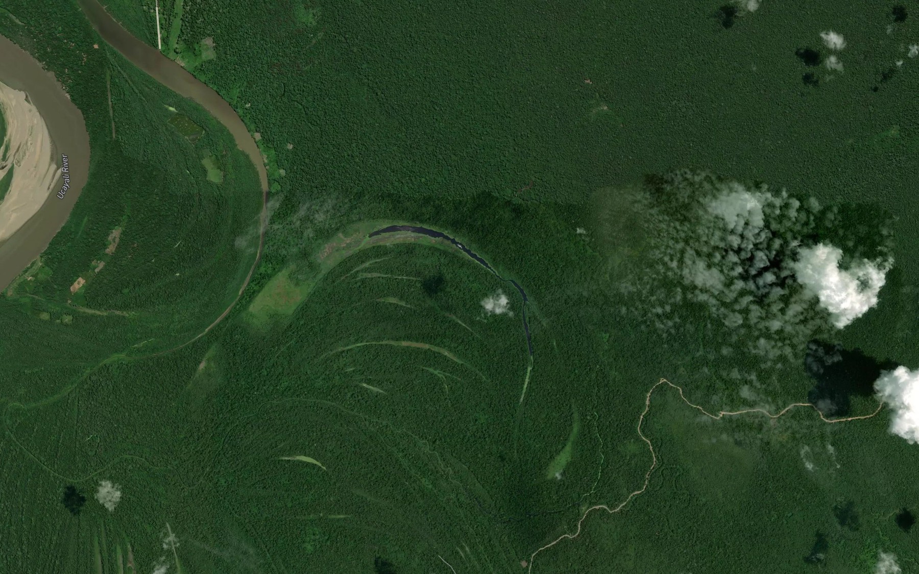 Satellite map of the Aguajales de Mapicute