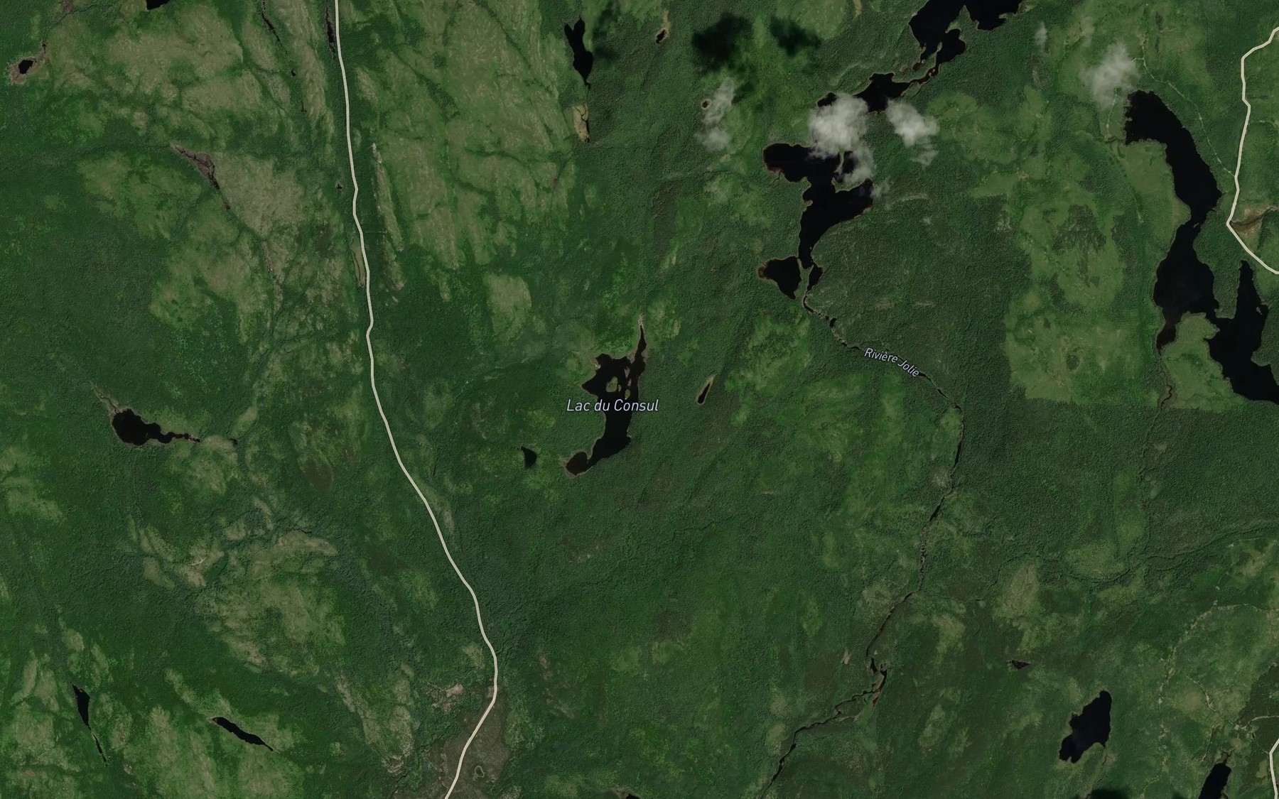 Satellite map of the Lac du Consul