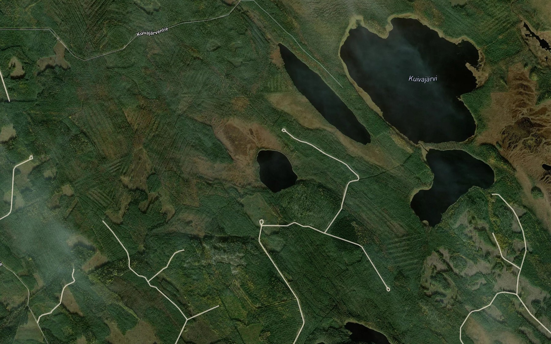 Satellite map of the Pirttijarvi