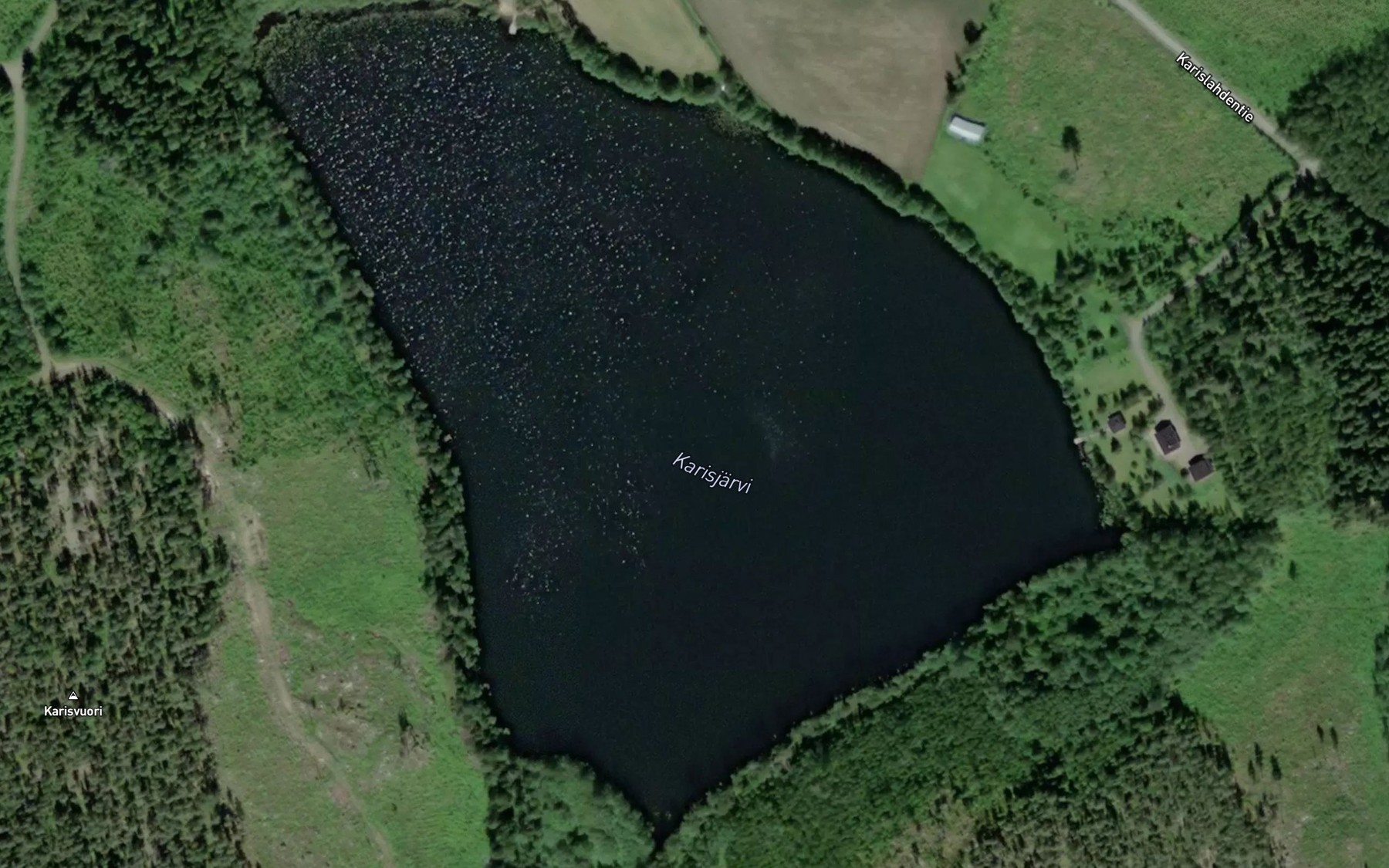 Satellite map of the Karisjarvi