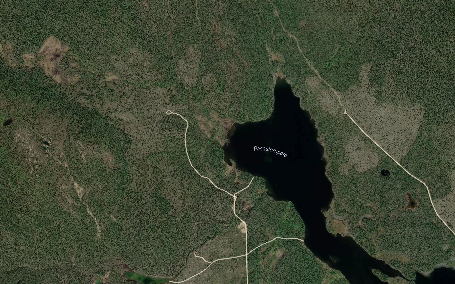 Satellite map of the Jursulanoja
