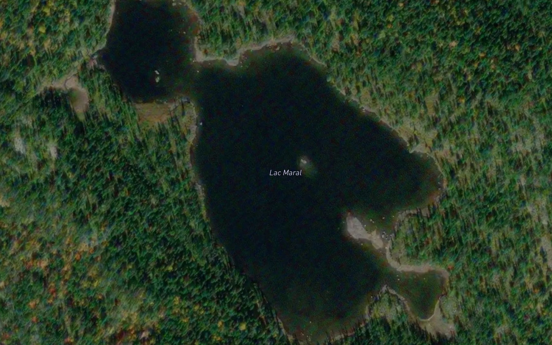 Satellite map of the Lac Maral