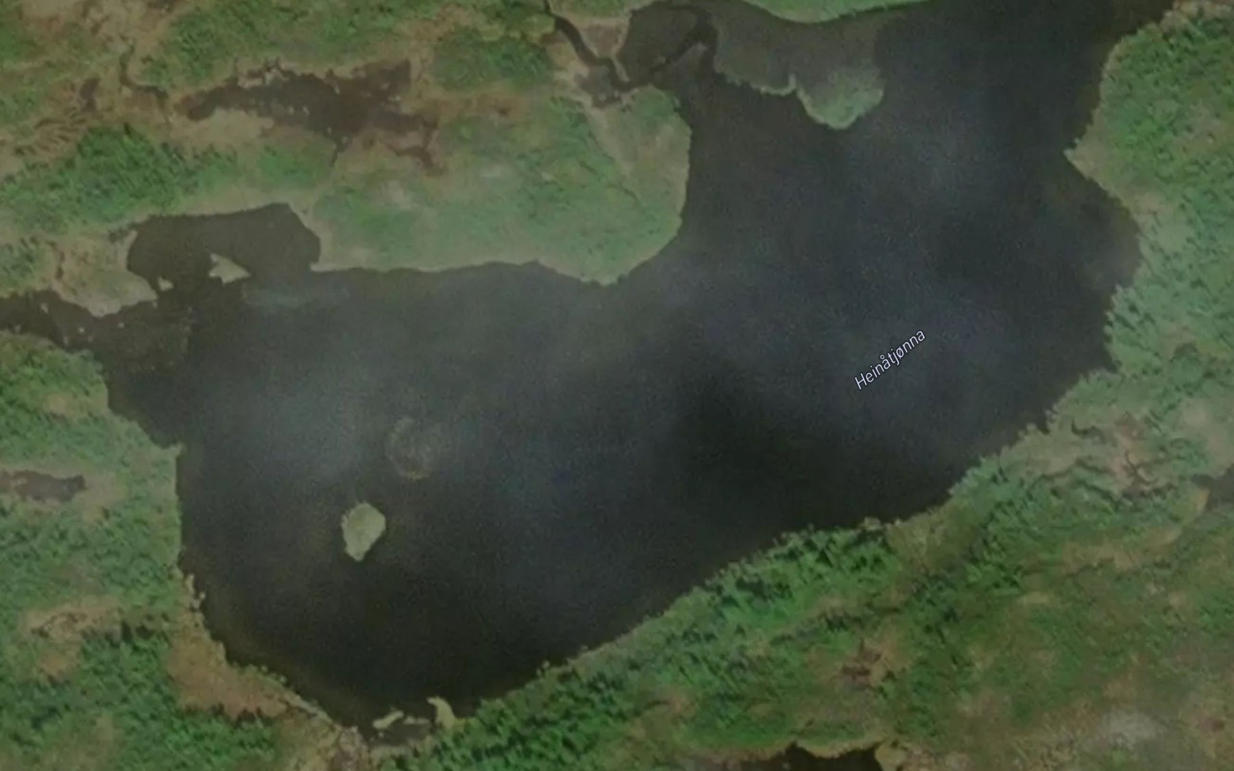 Satellite map of the Heinatjorna