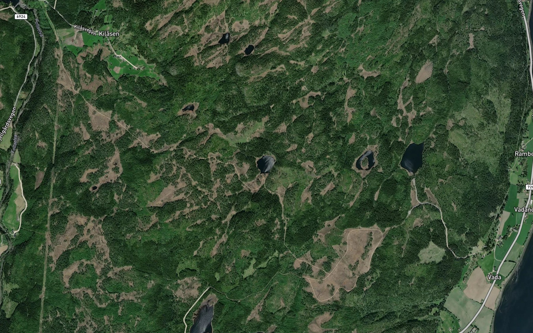 Satellite map of the Verstjonna