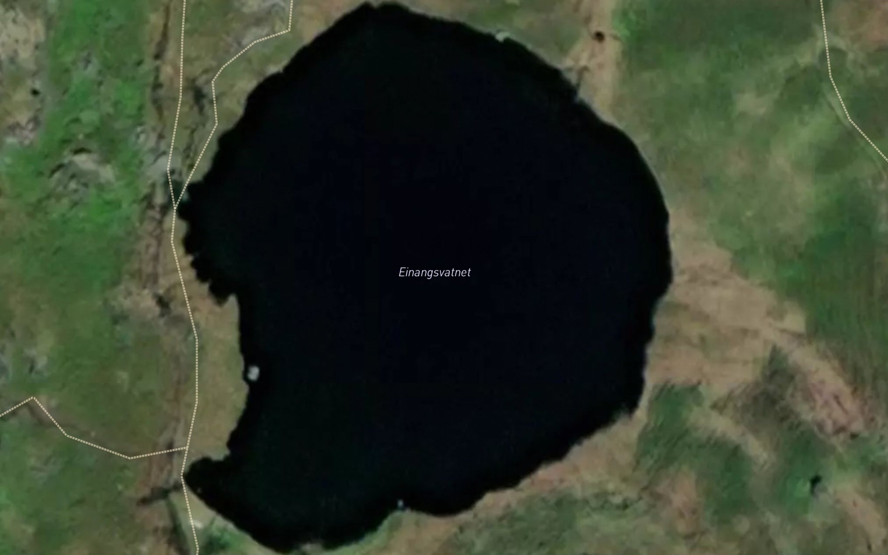 Satellite map of the Einangsvatnet