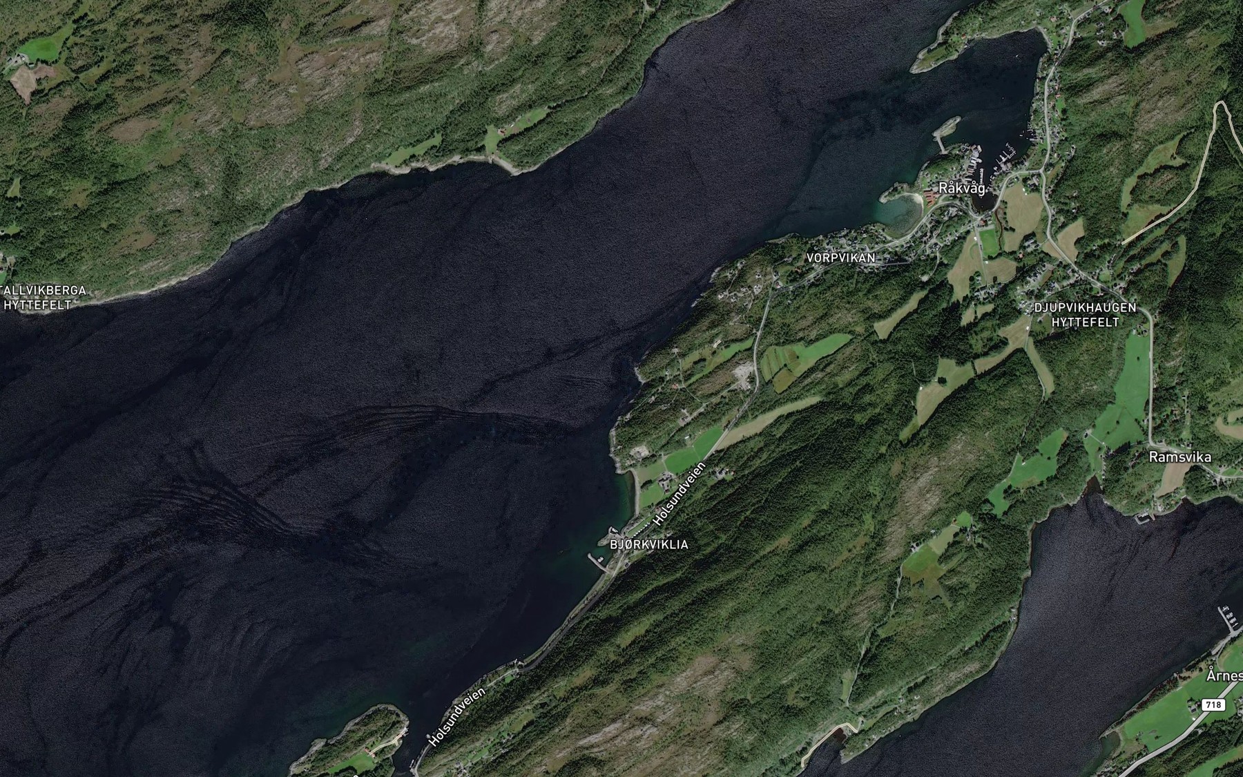 Satellite map of the Kuppelvika