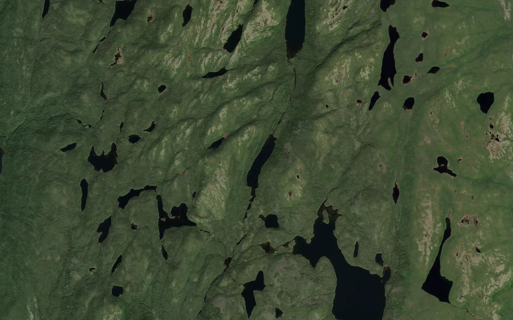 Satellite map of the Lac Partridge