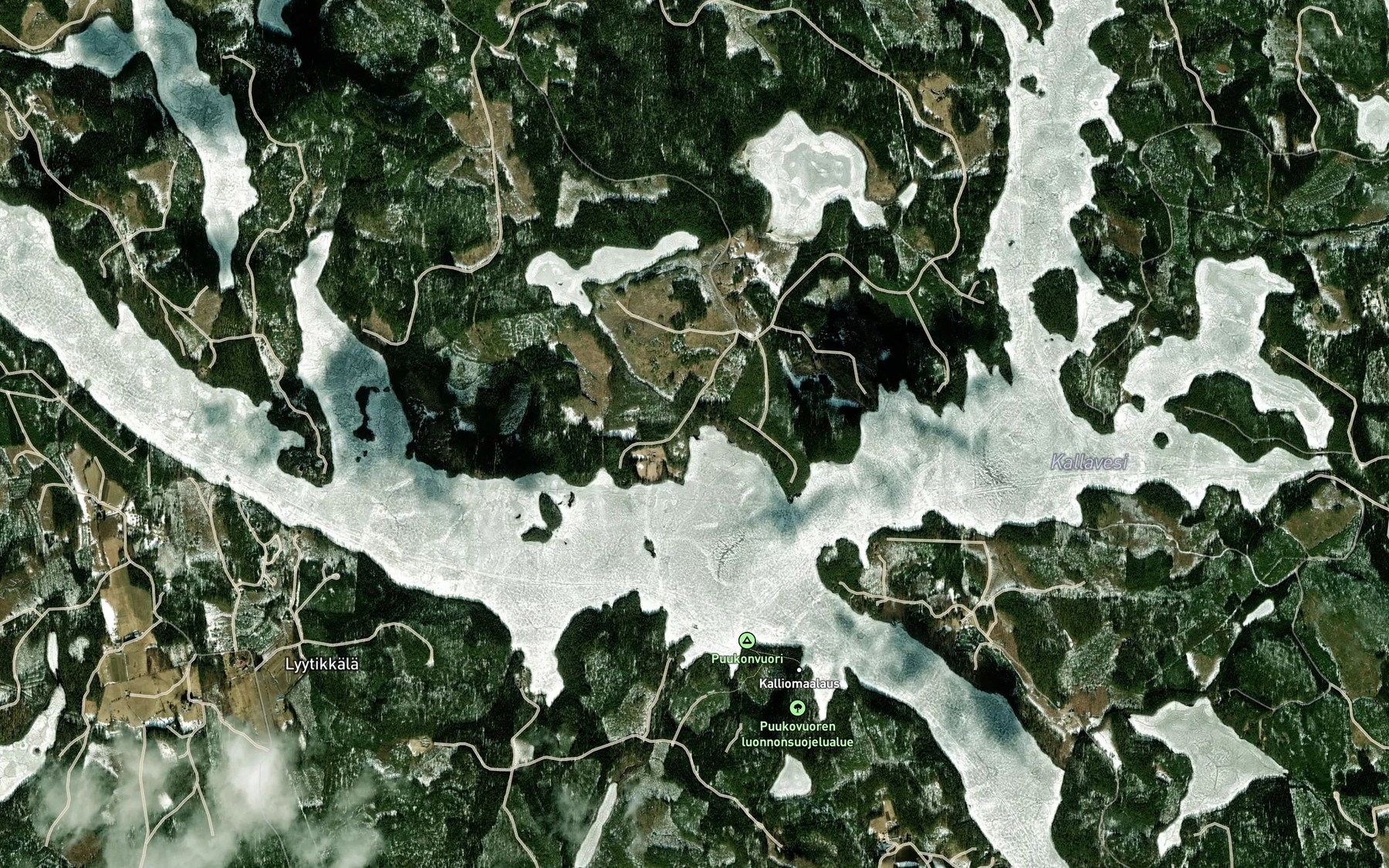 Satellite map of the Pyyoja