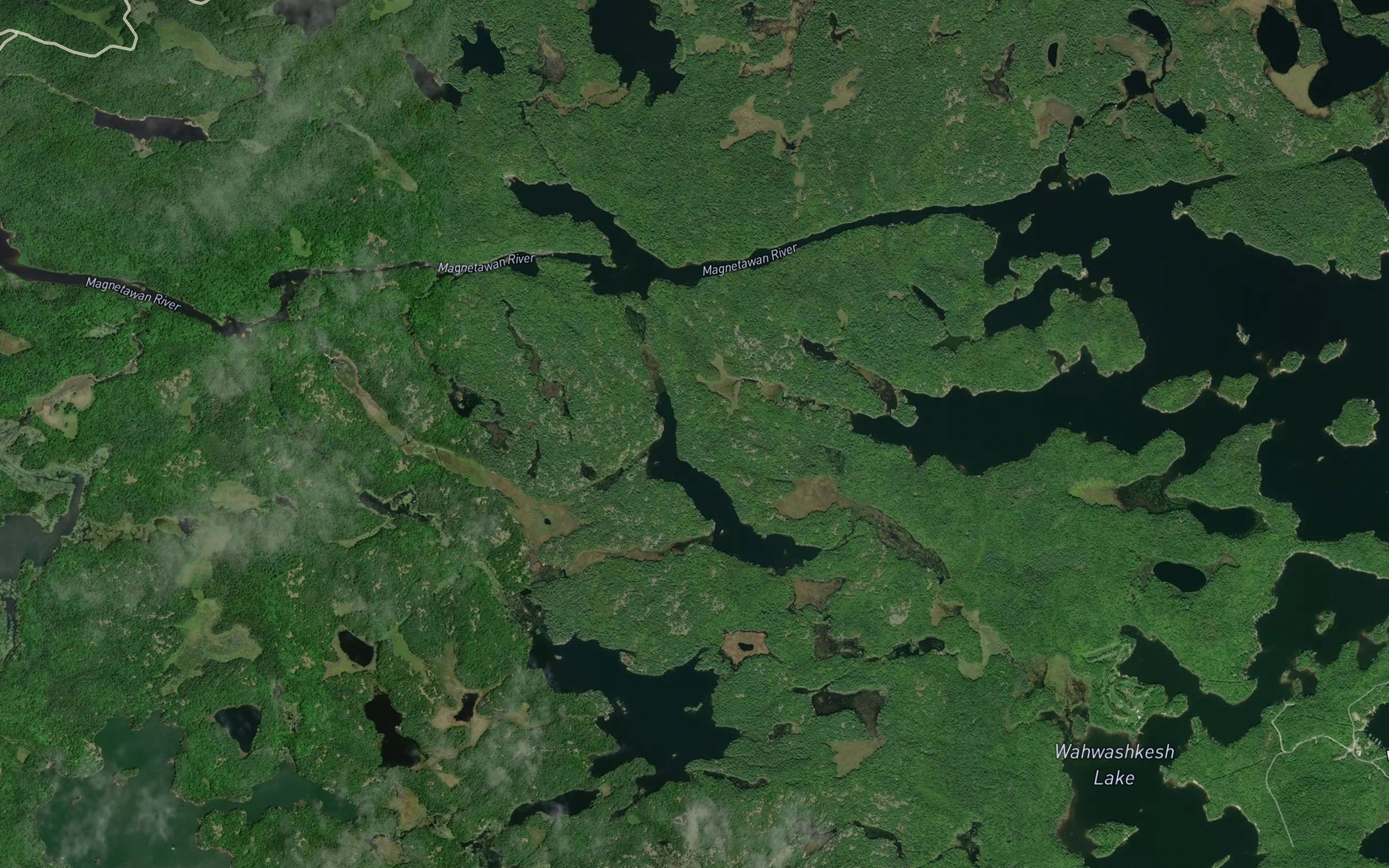 Satellite map of the Porcupine Spring