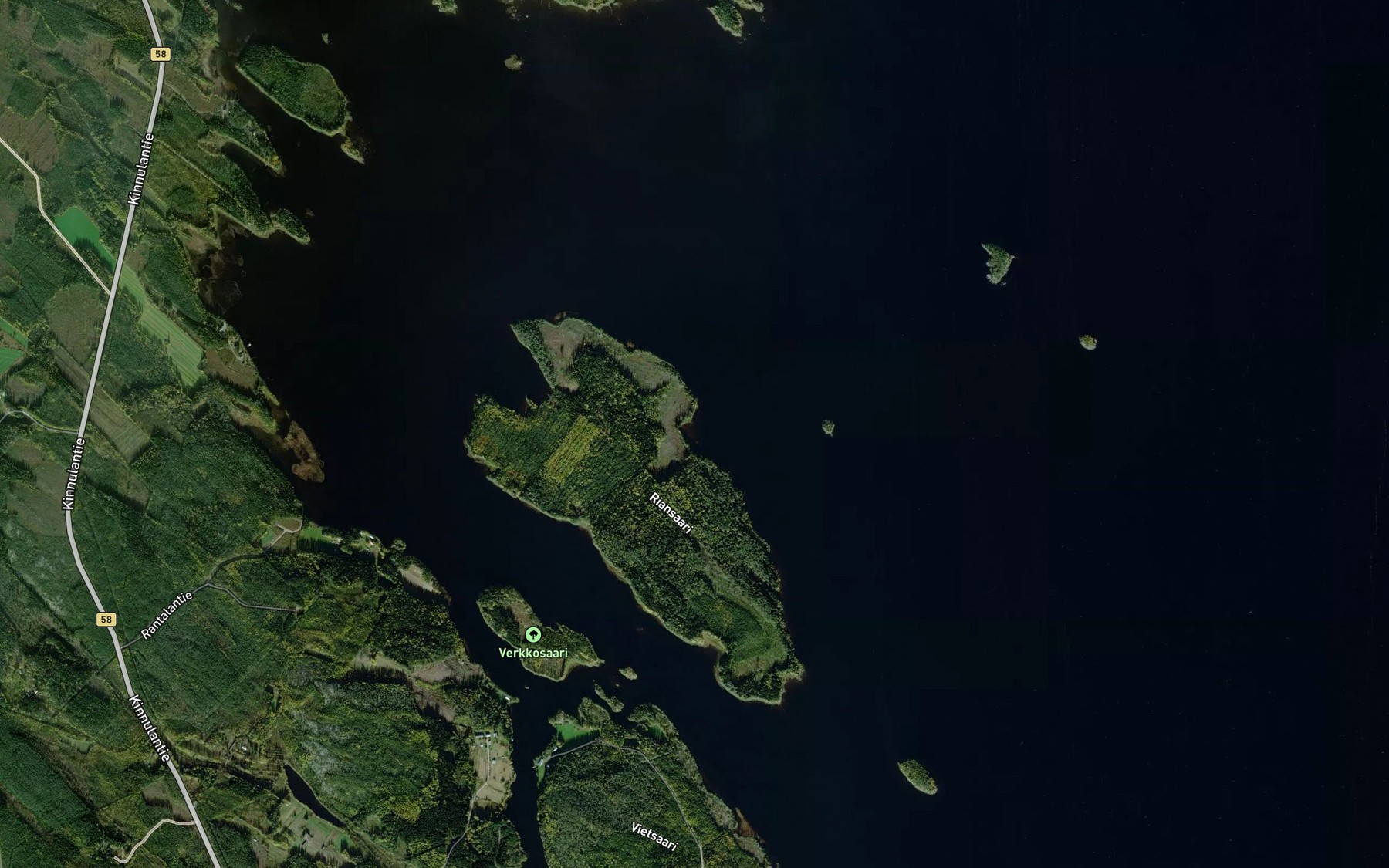 Satellite map of the Rajakaarre