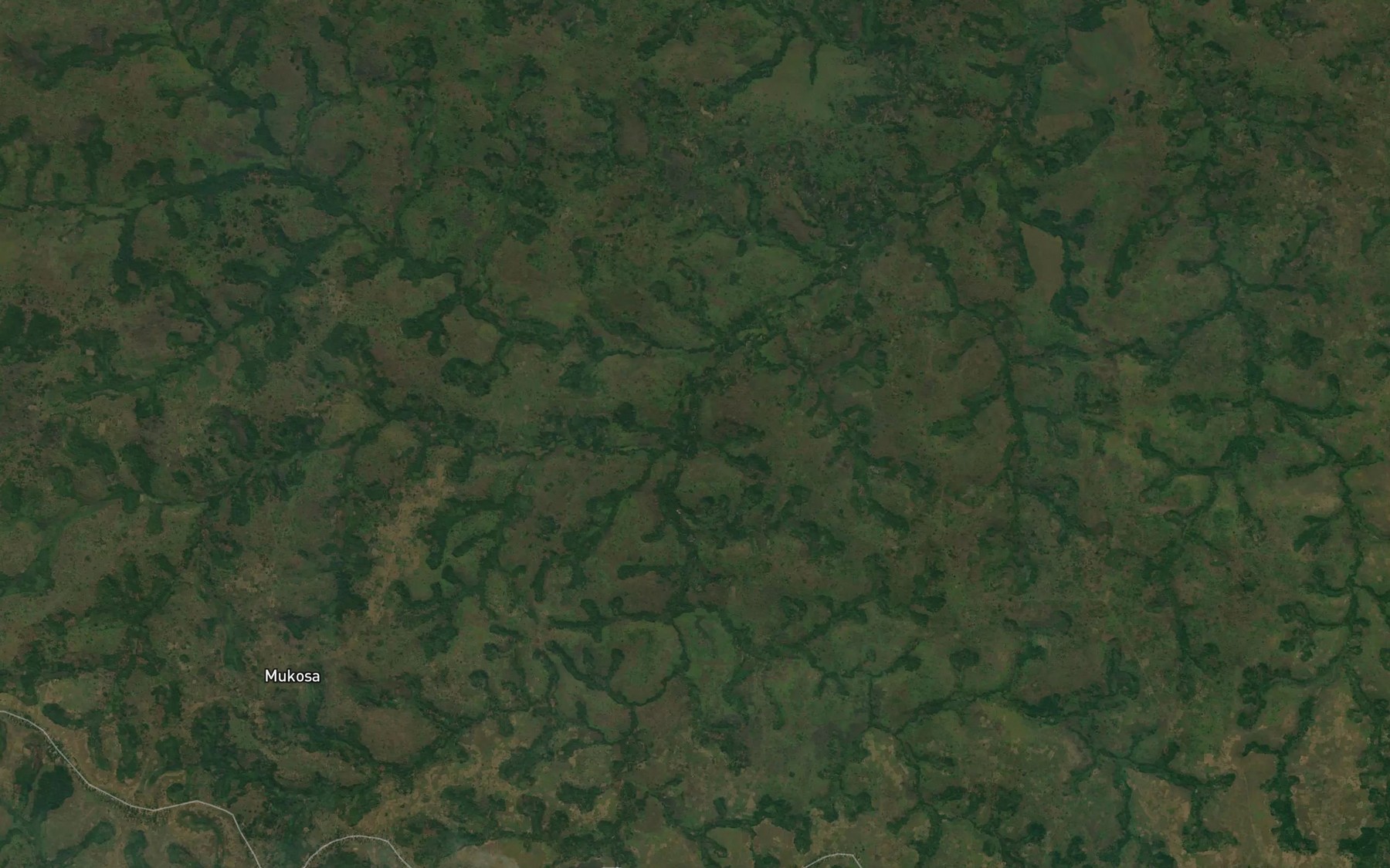 Satellite map of the Luniatsha
