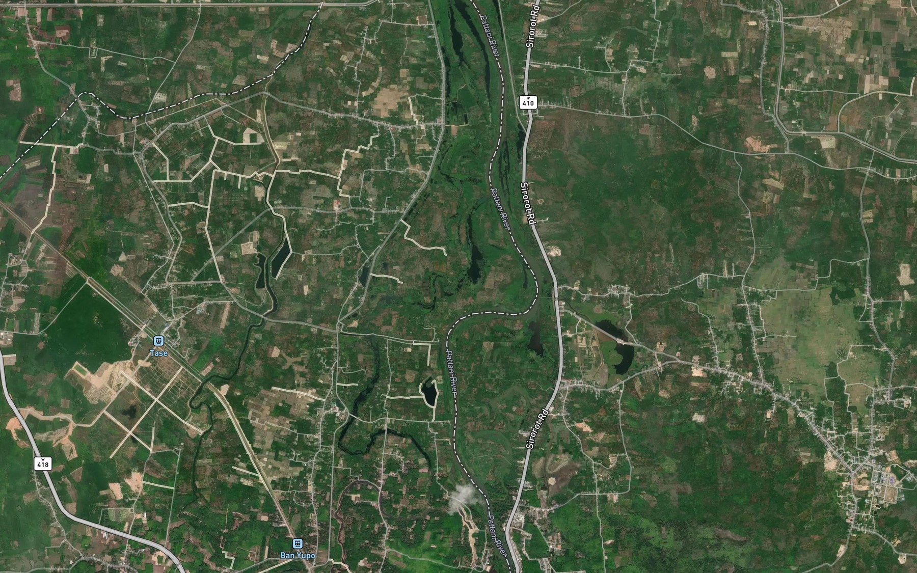 Satellite map of the Khlong Lam Da