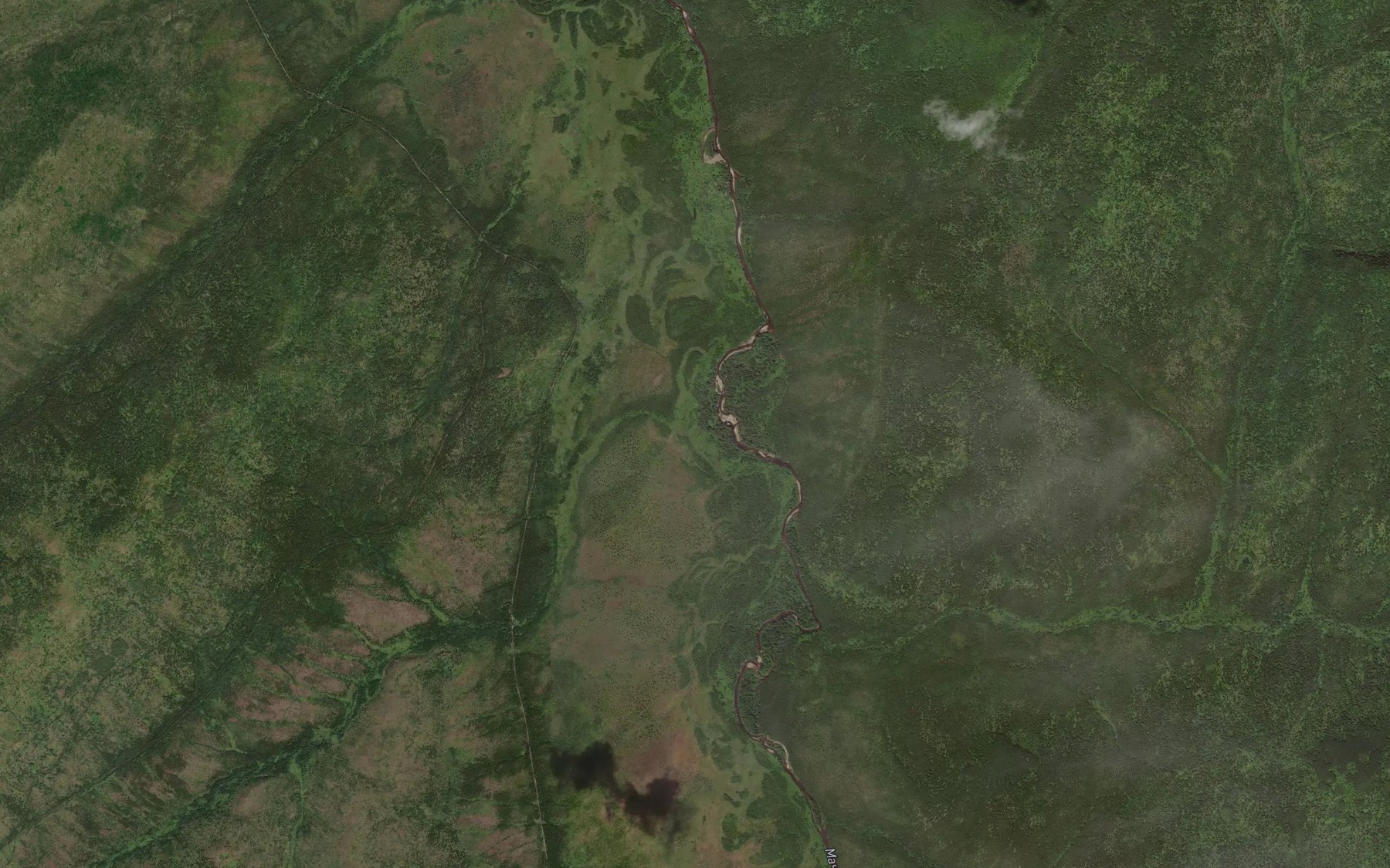 Satellite map of the Bol'shaya Kholpa