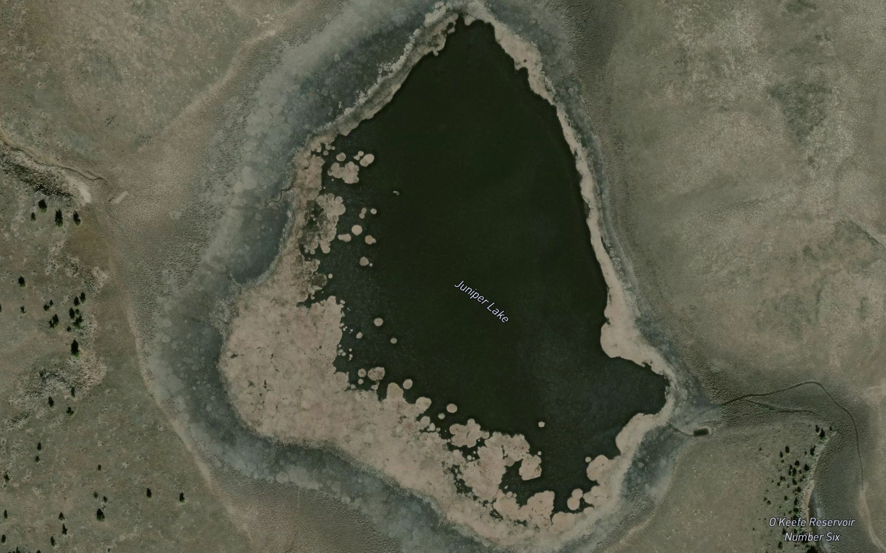 Satellite map of the Juniper Lake