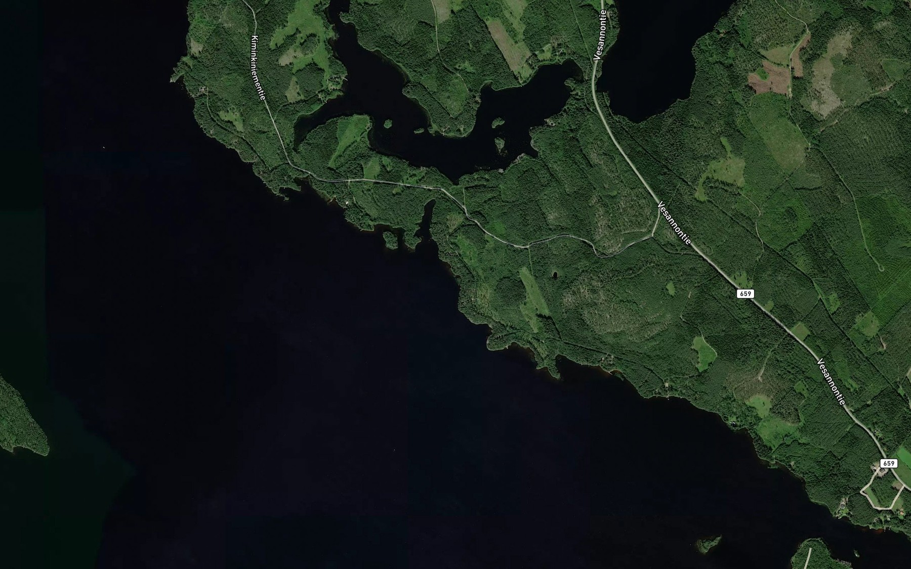 Satellite map of the Matinhiekka