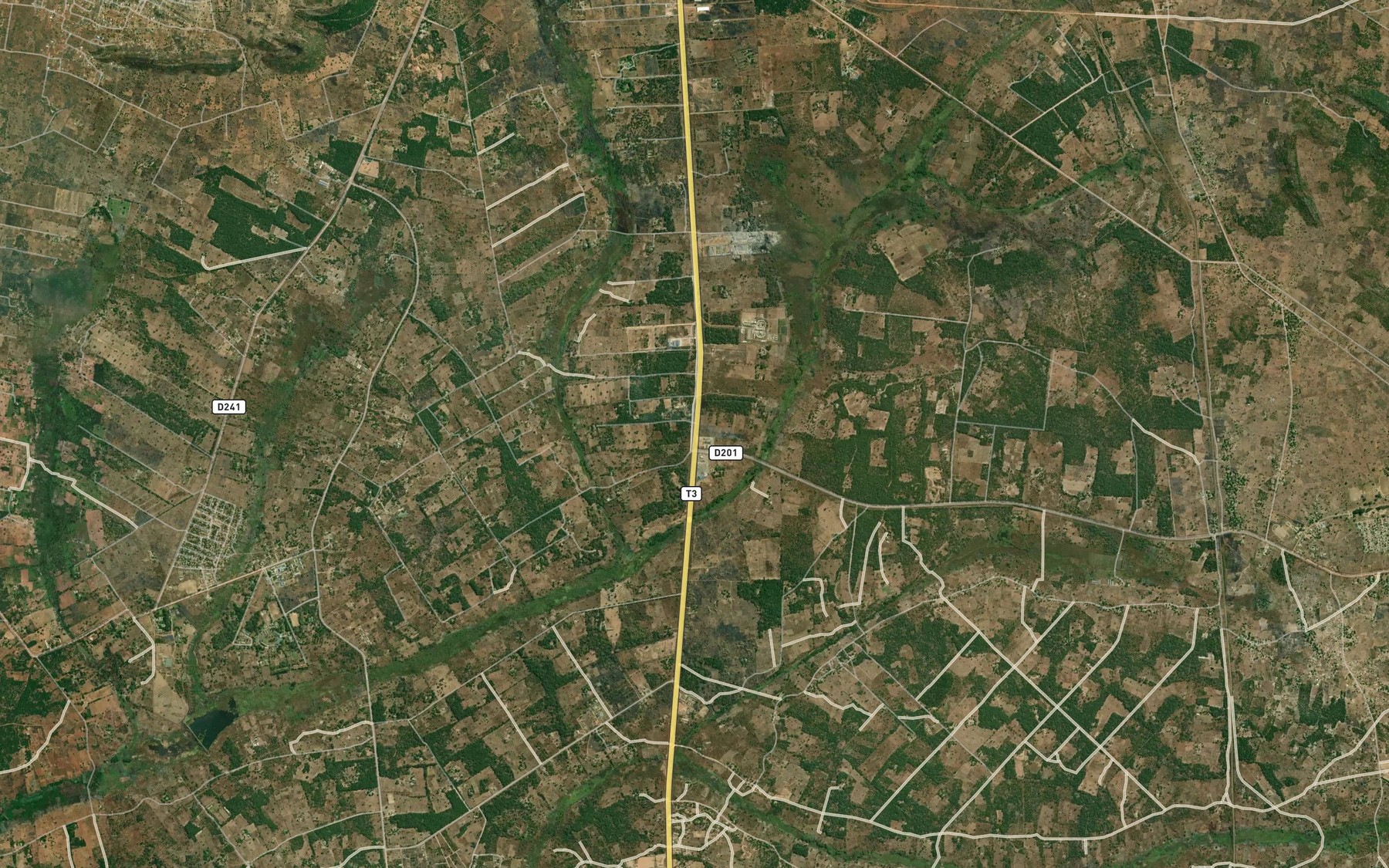 Satellite map of the Kaloko