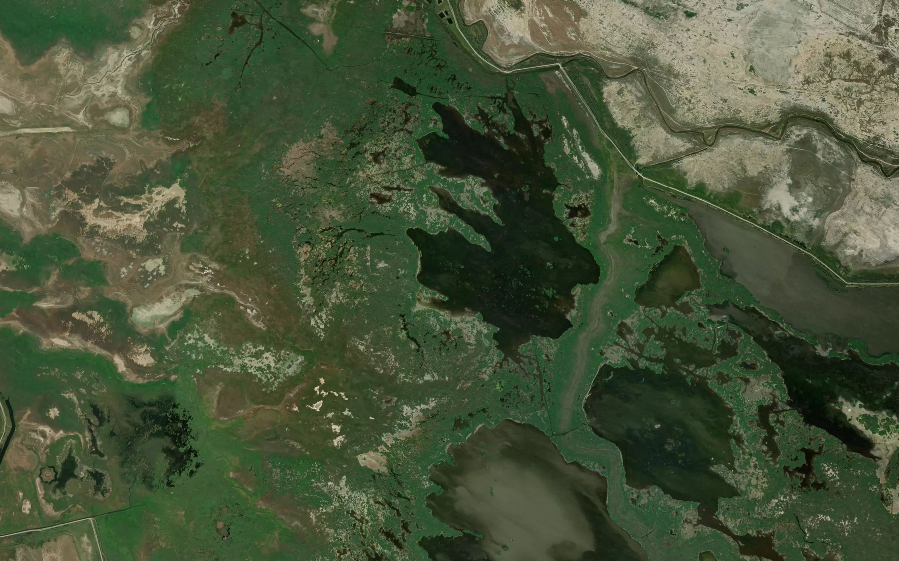 Satellite map of the Beshenoye Vodokhranilishche