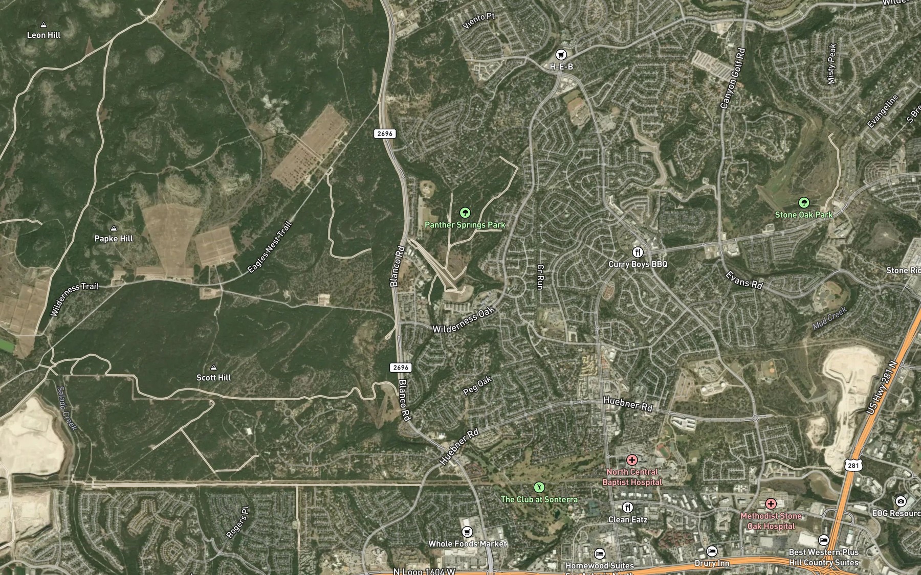 Satellite map of the Soil Conservation Service Site 5 Reservoir