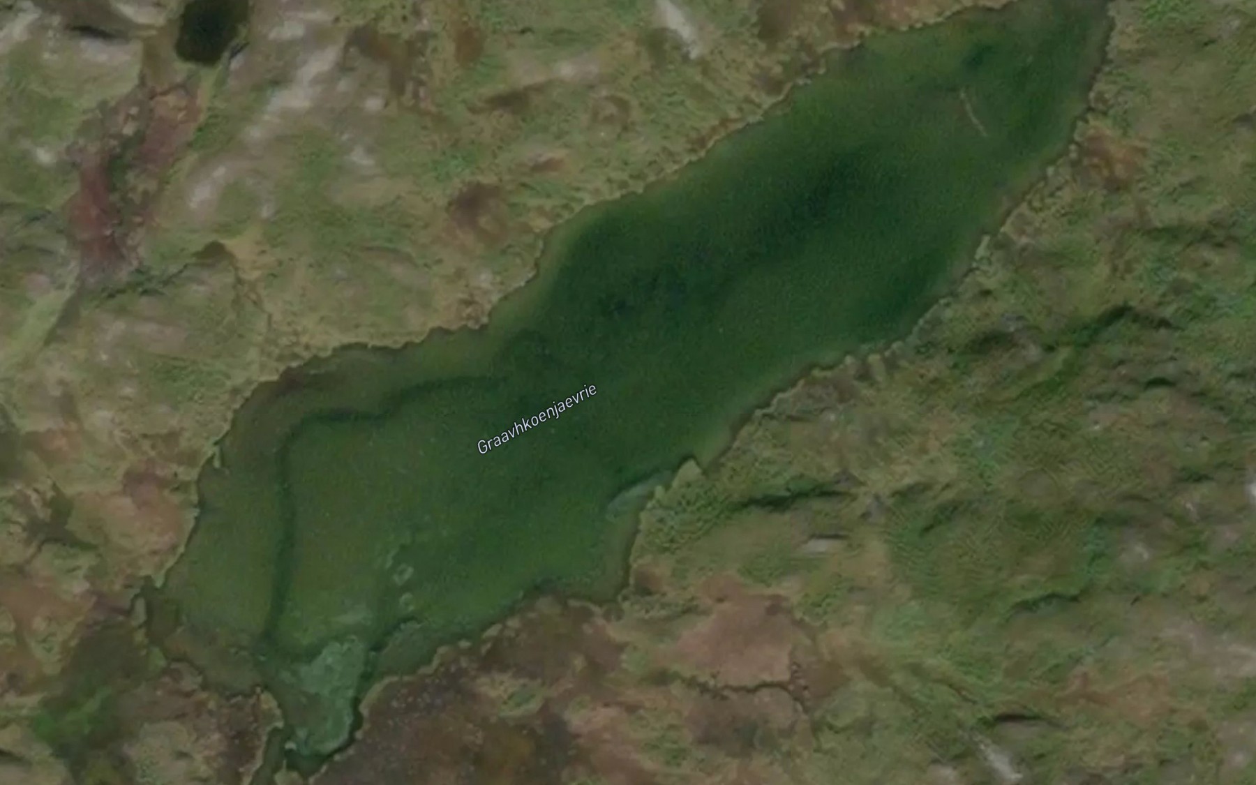 Satellite map of the Graavhkoenjaevrie