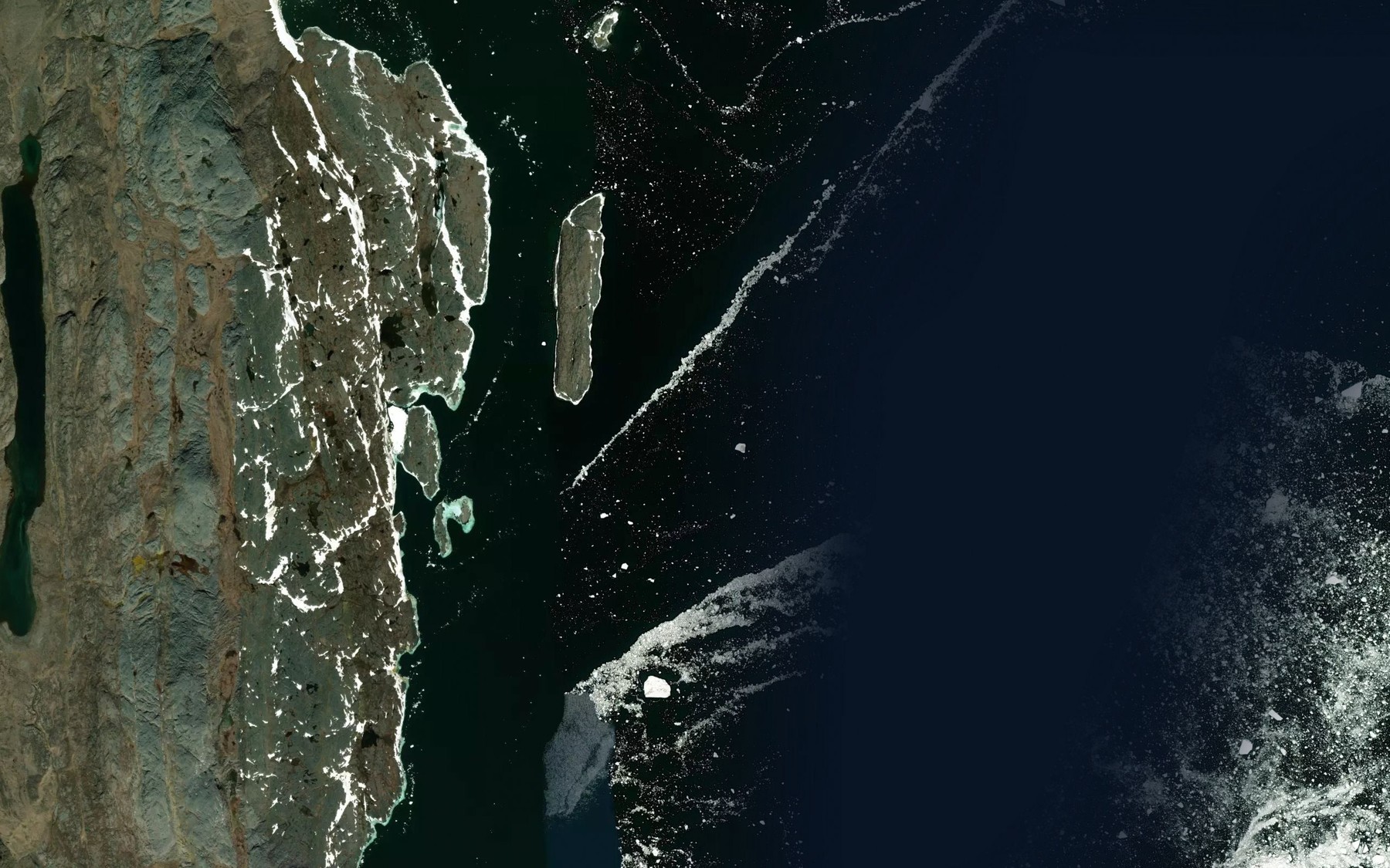 Satellite map of the La Petite Ravine