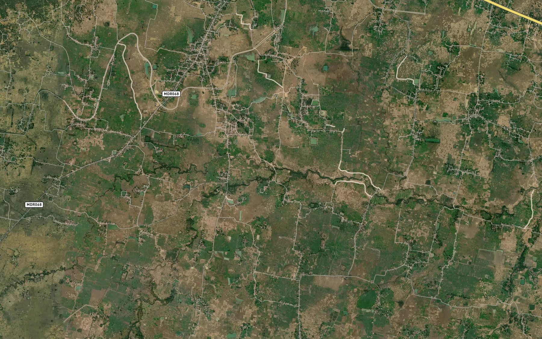 Satellite map of the Saghar Nadi