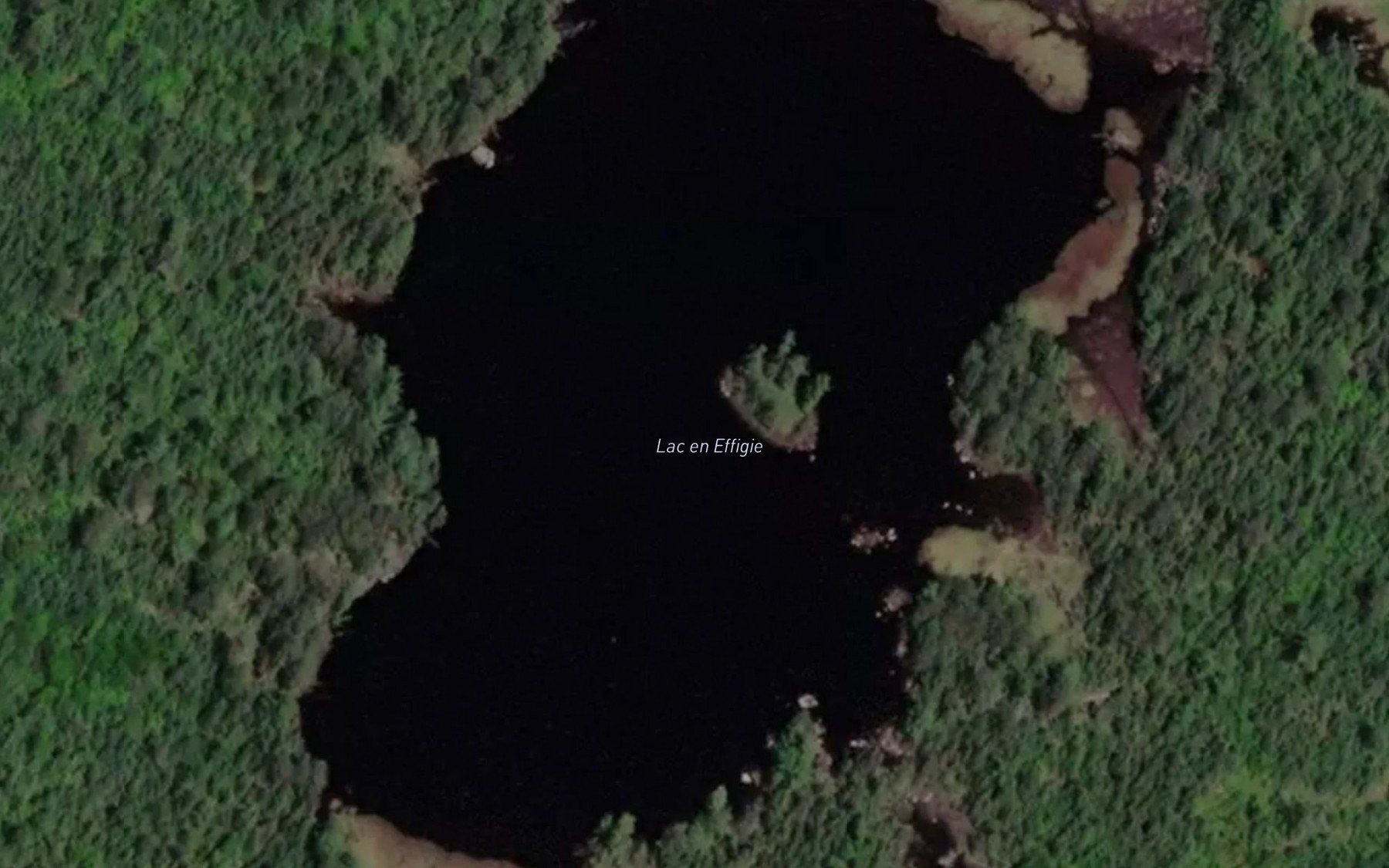 Satellite map of the Lac en Effigie