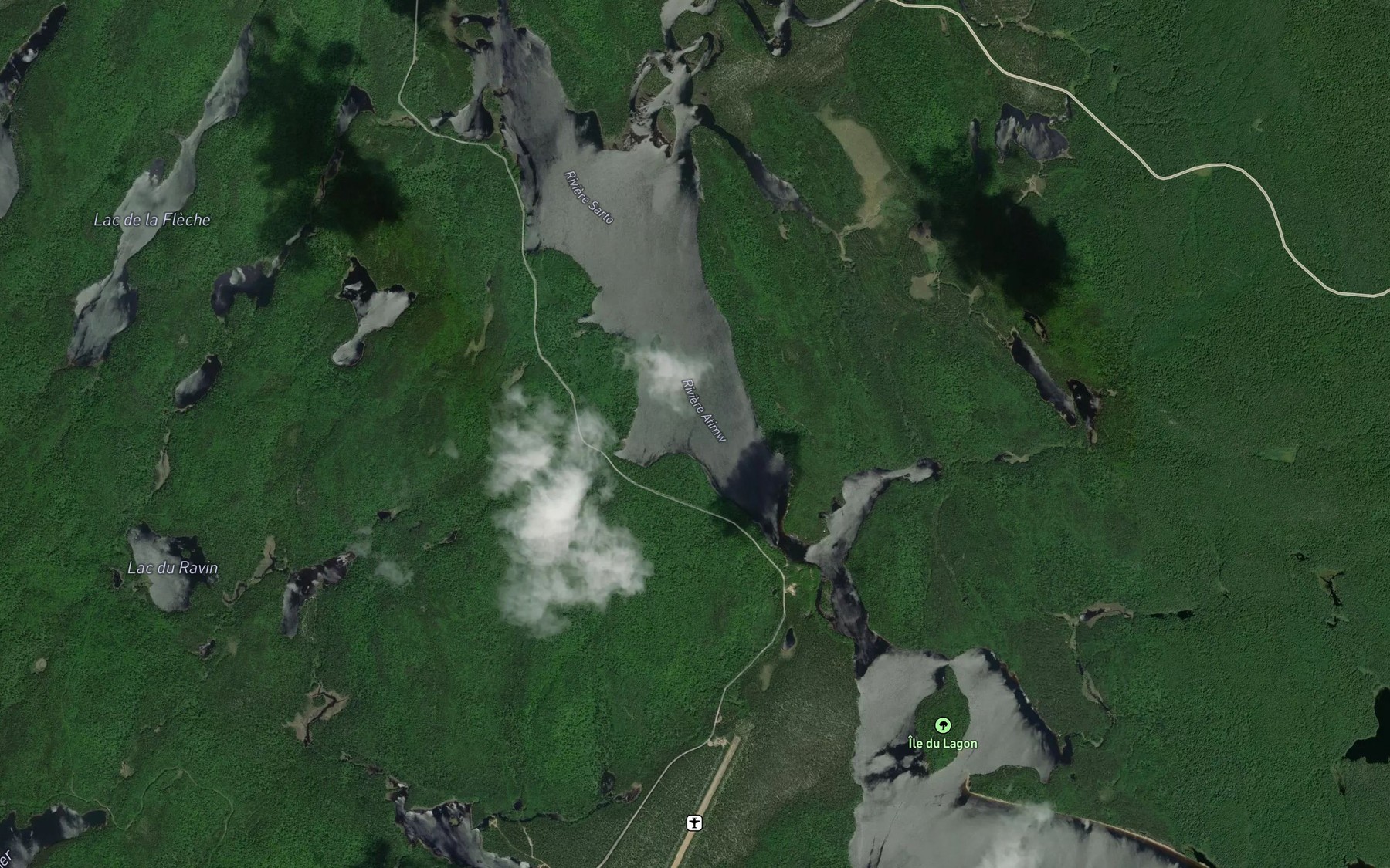 Satellite map of the Baie du Chien
