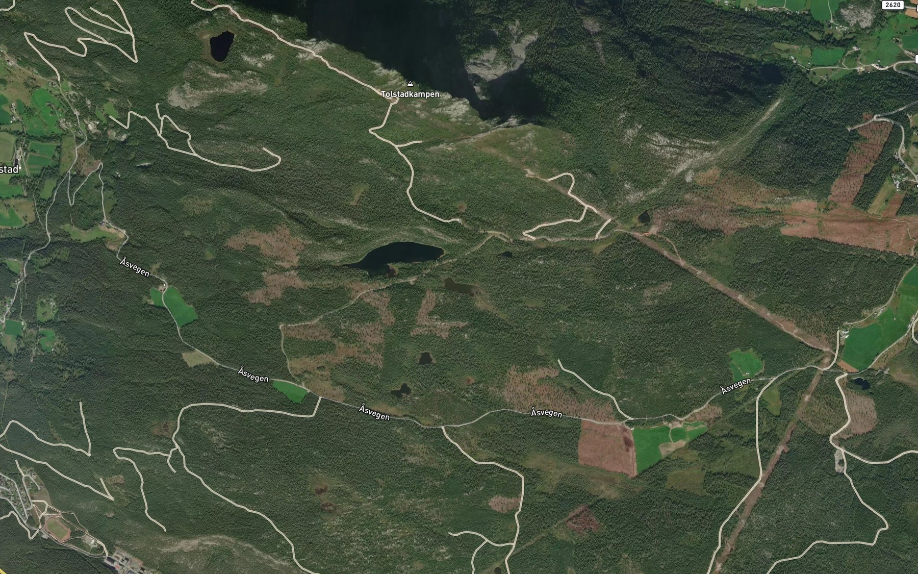 Satellite map of the Veslsvarttjorni