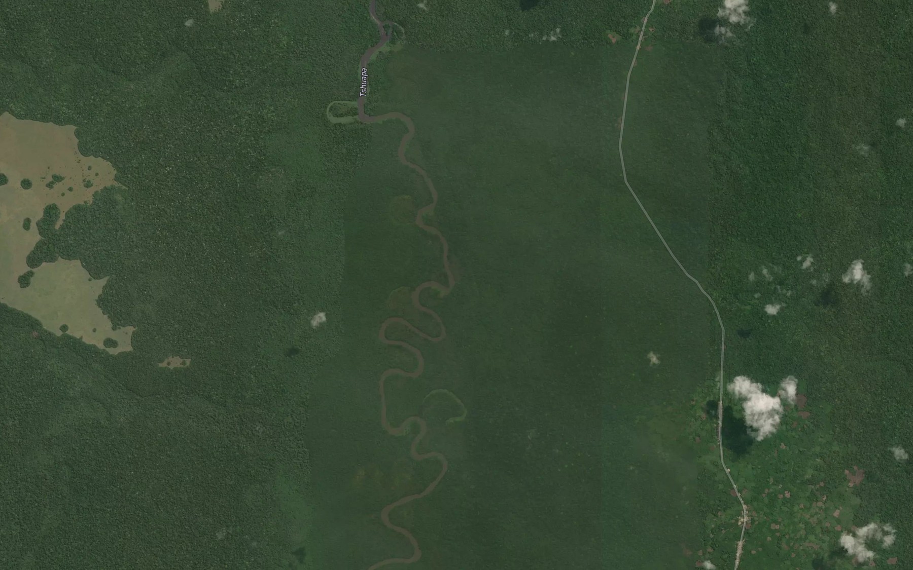 Satellite map of the Lolau