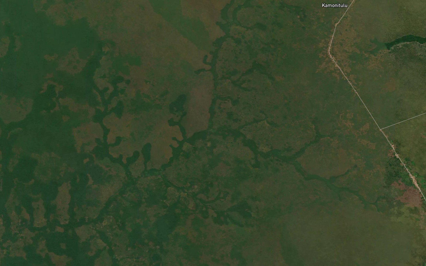 Satellite map of the Lulanda