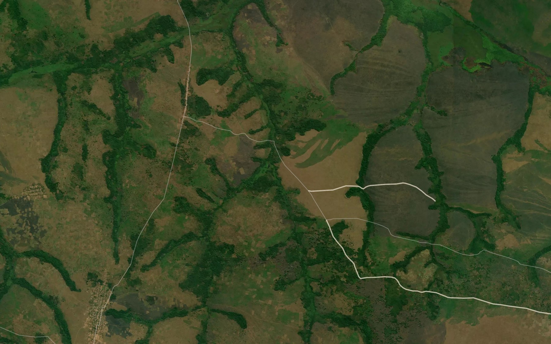 Satellite map of the Kafwanka
