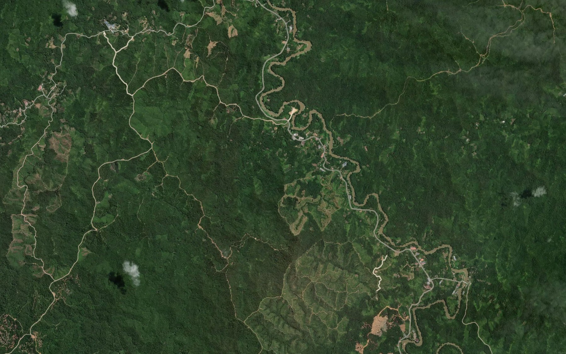 Satellite map of the Tanjong Lijan