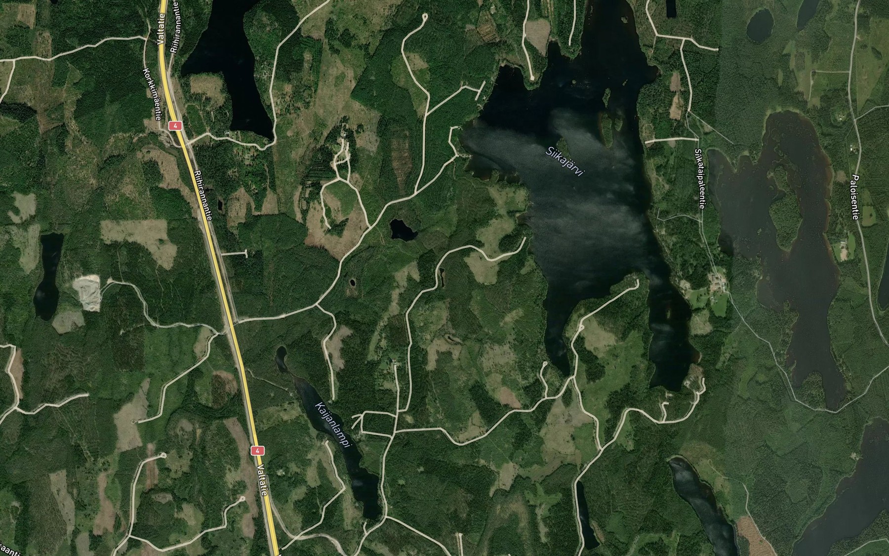 Satellite map of the Raatalinlampi