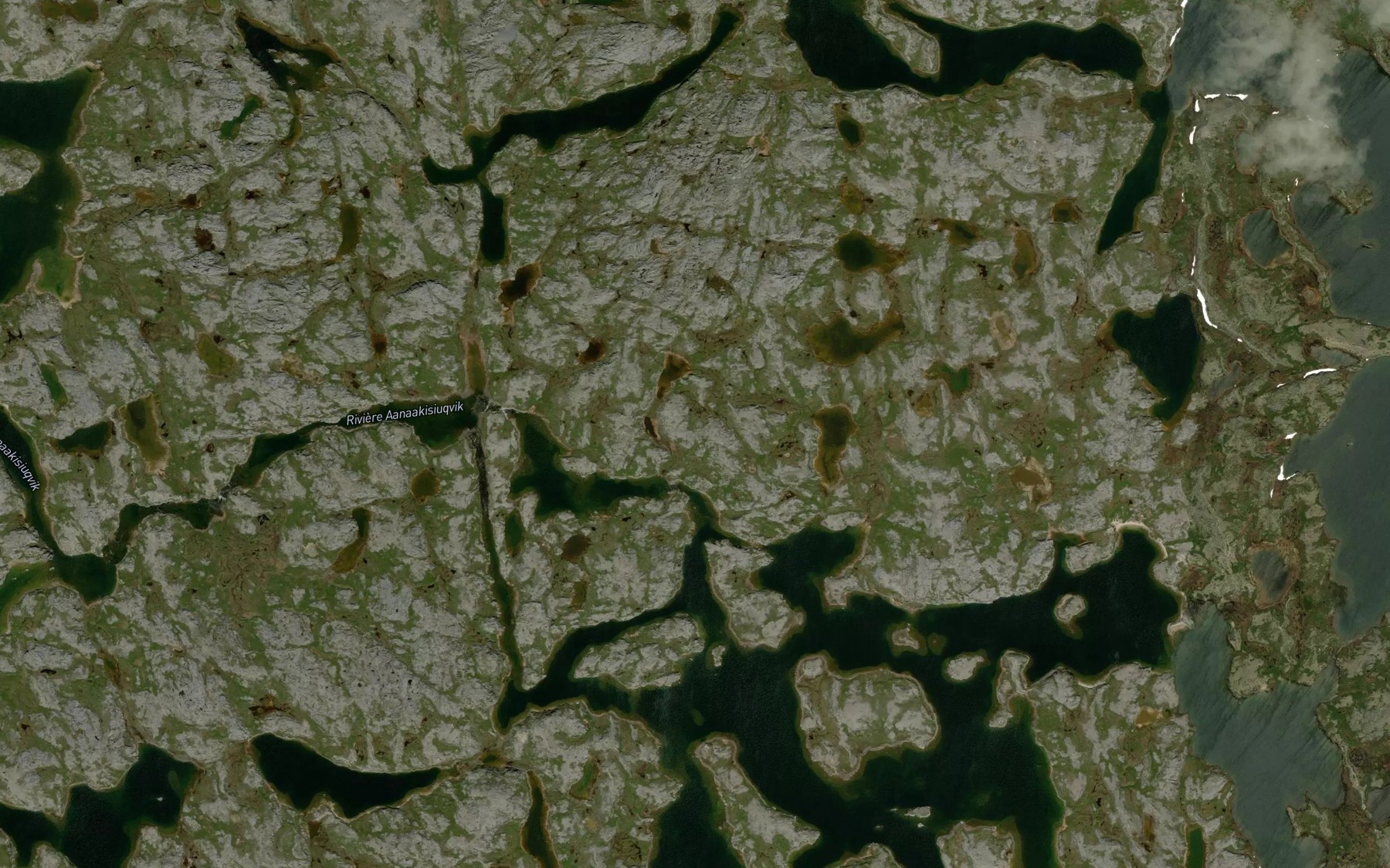 Satellite map of the Ruisseau Aanaakkilik