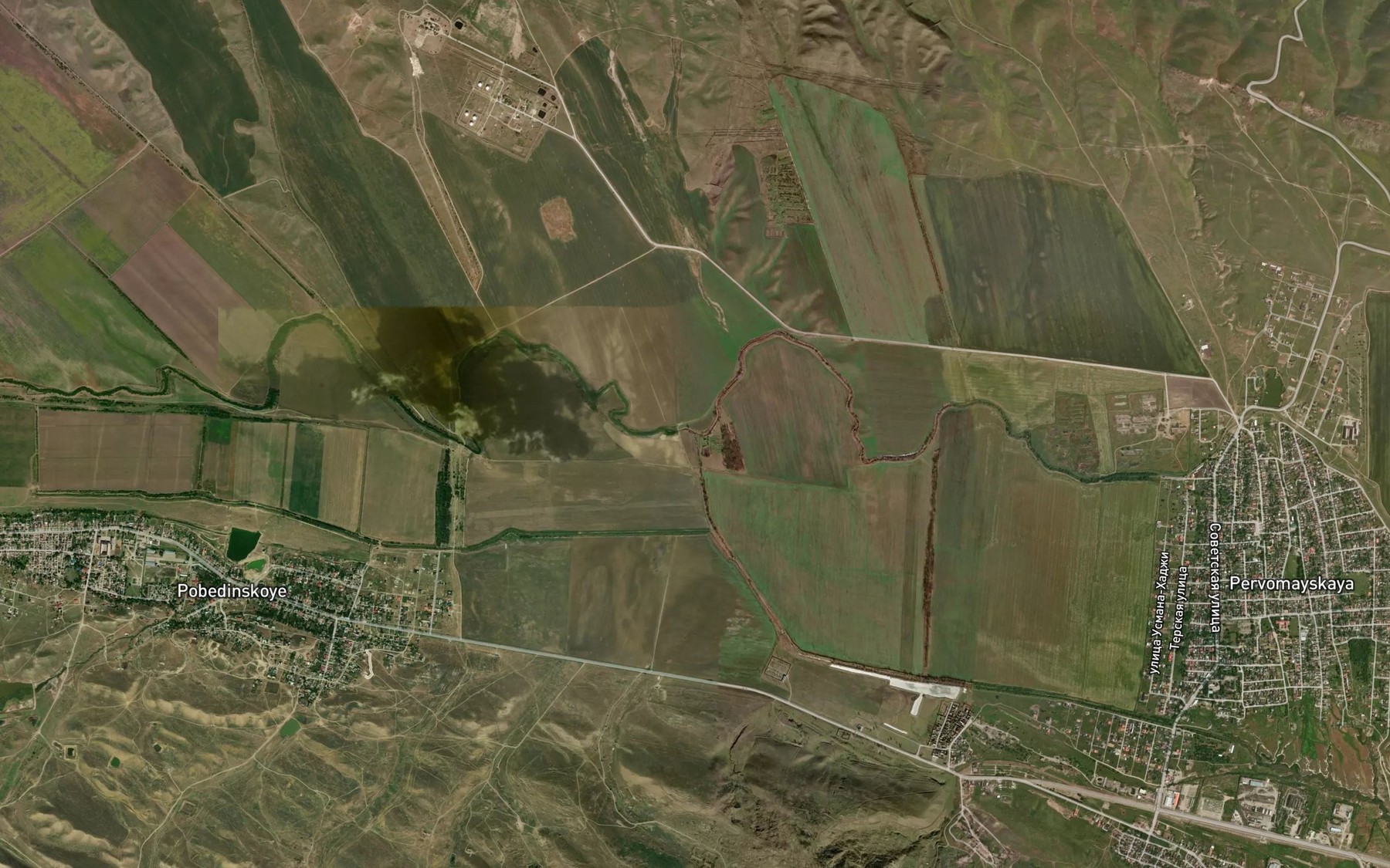Satellite map of the Avariynyy Kanal