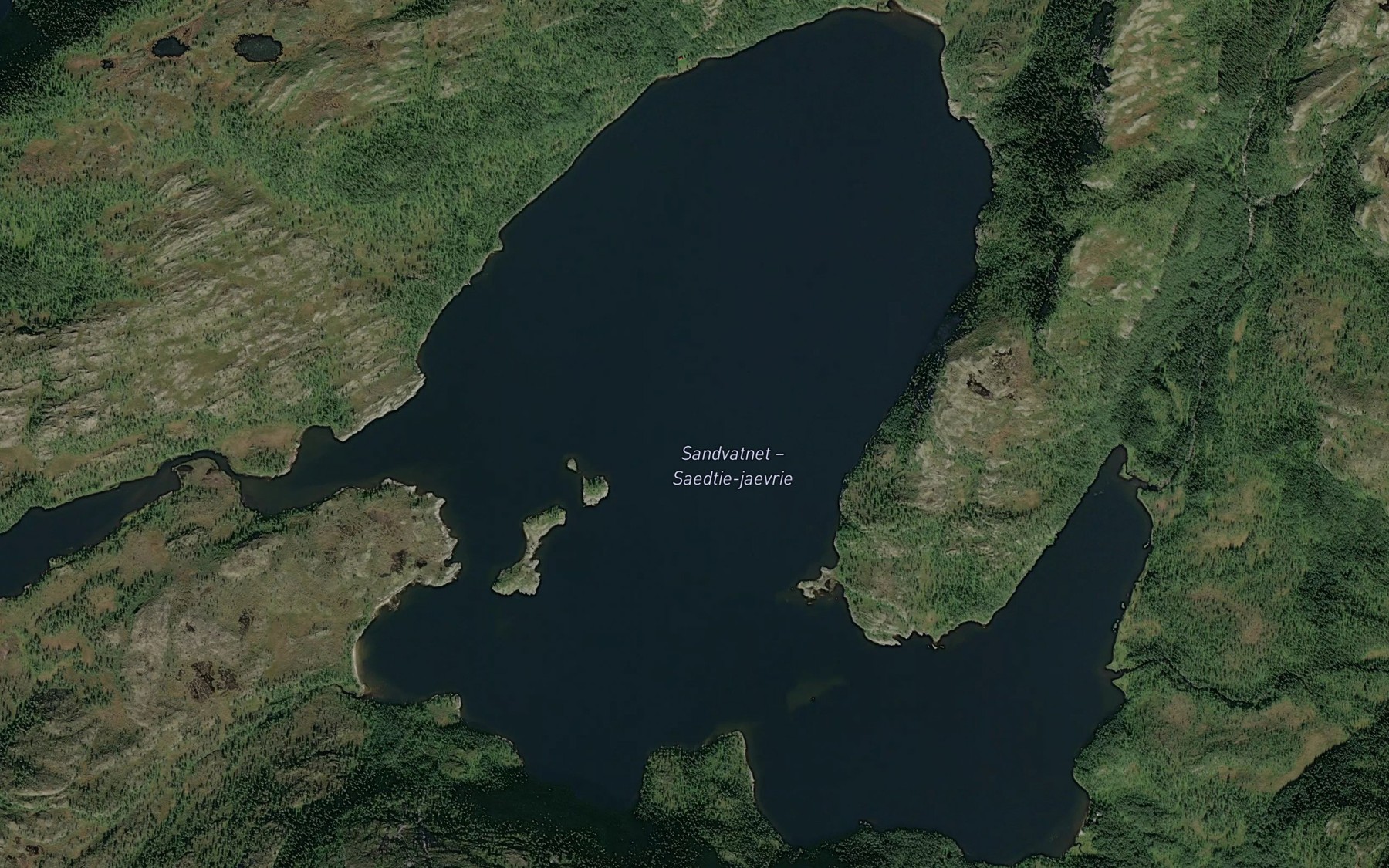 Satellite map of the Saedtie-jaevrie