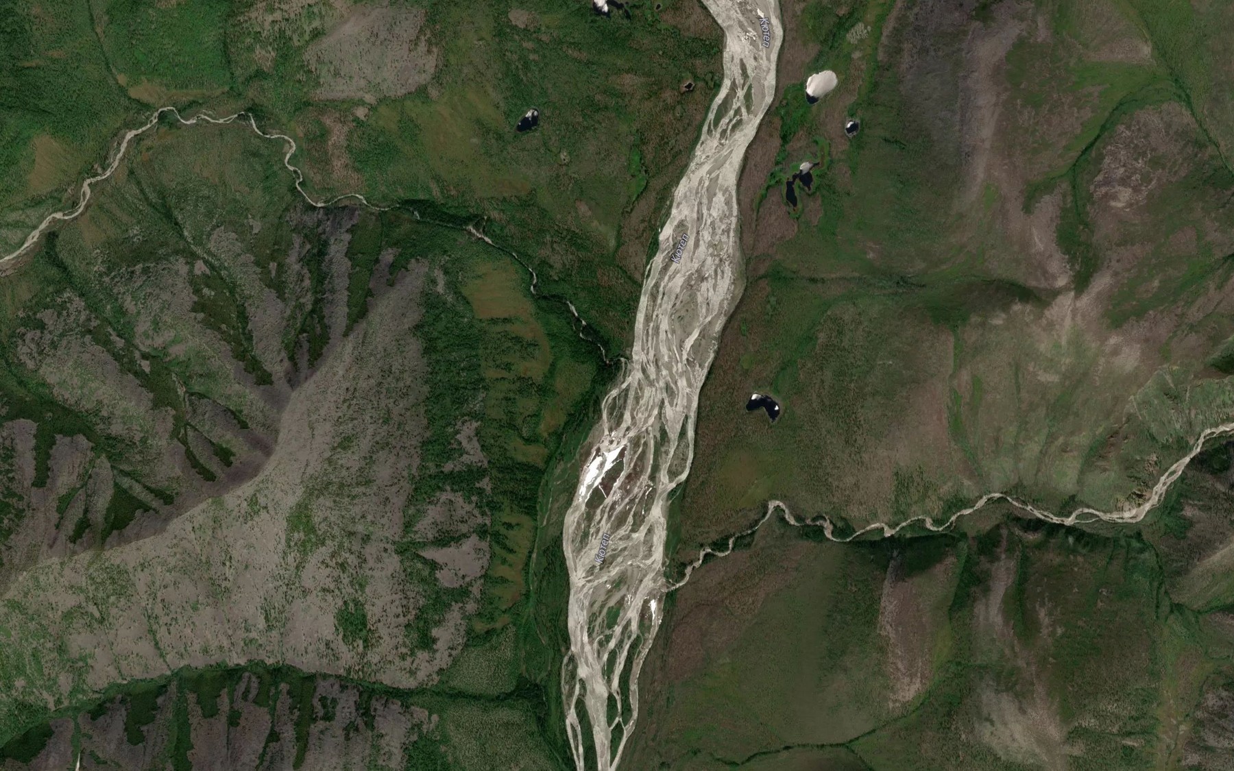Satellite map of the Posledniy