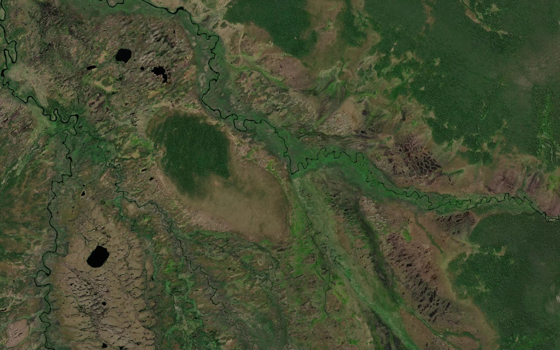 Satellite map of the Talok
