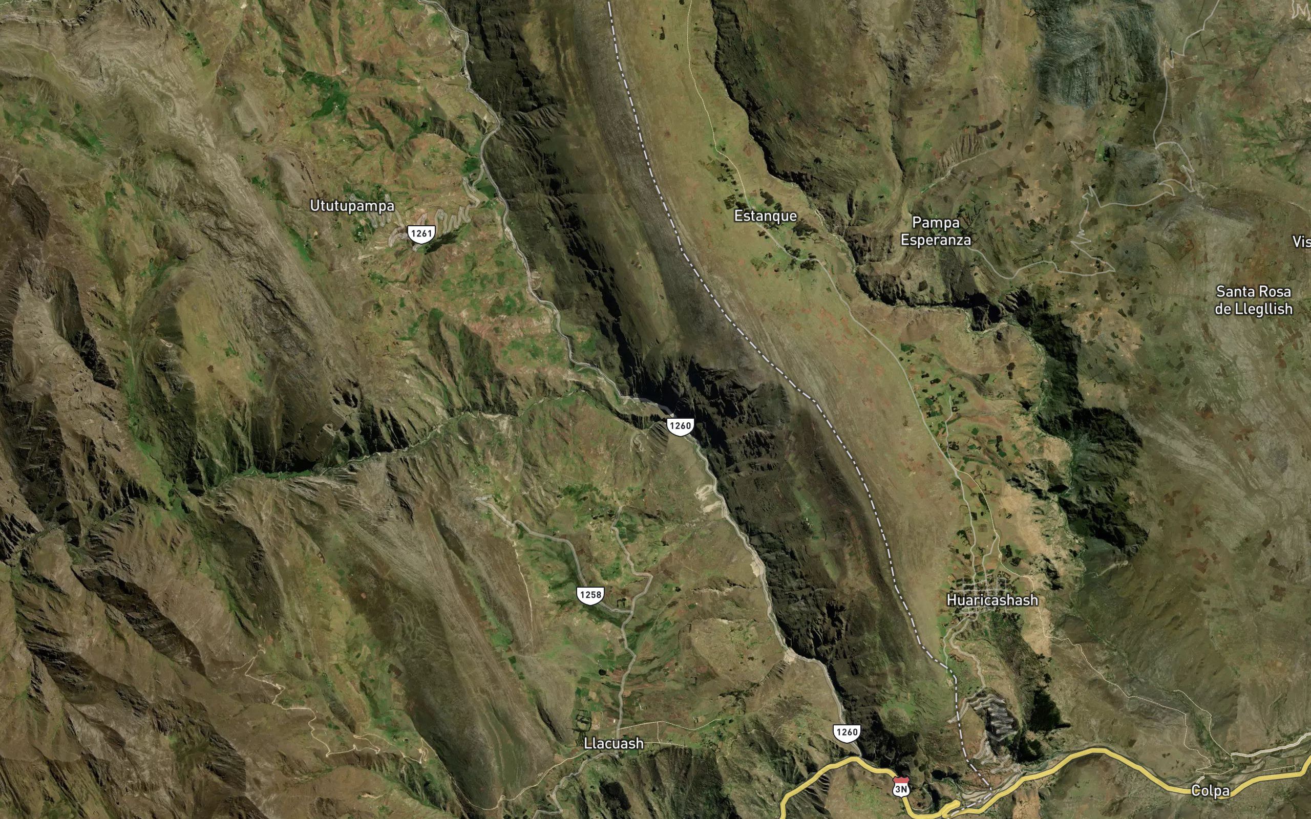 Quebrada Challhua Vado