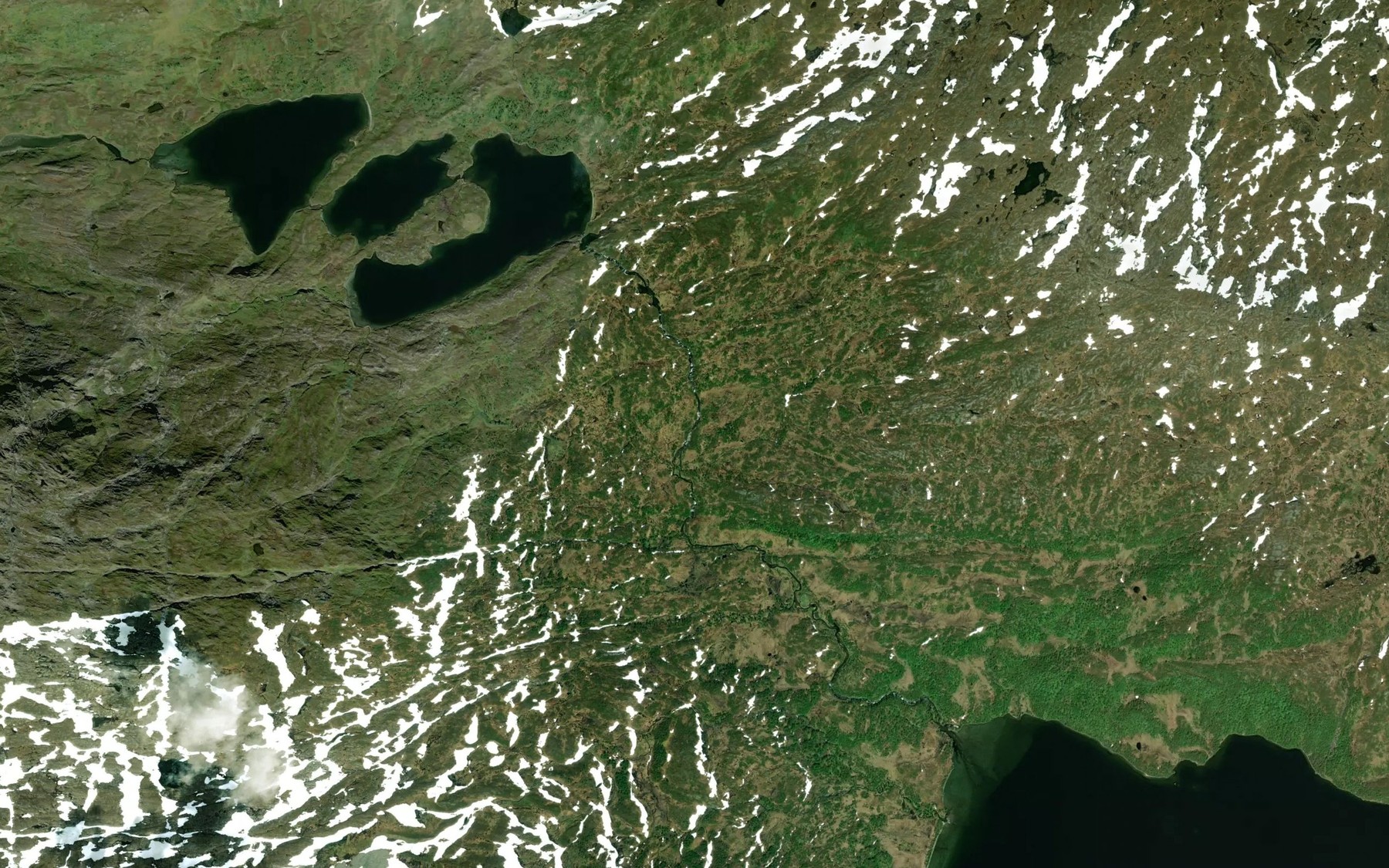 Satellite map of the Durrien-johke