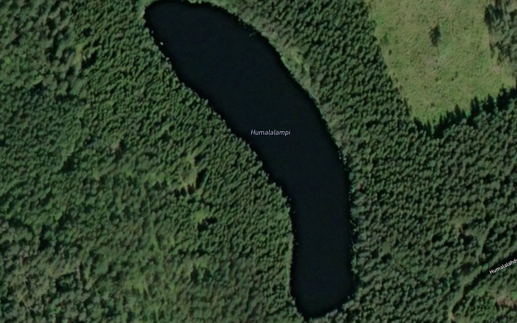 Satellite map of the Humalalampi
